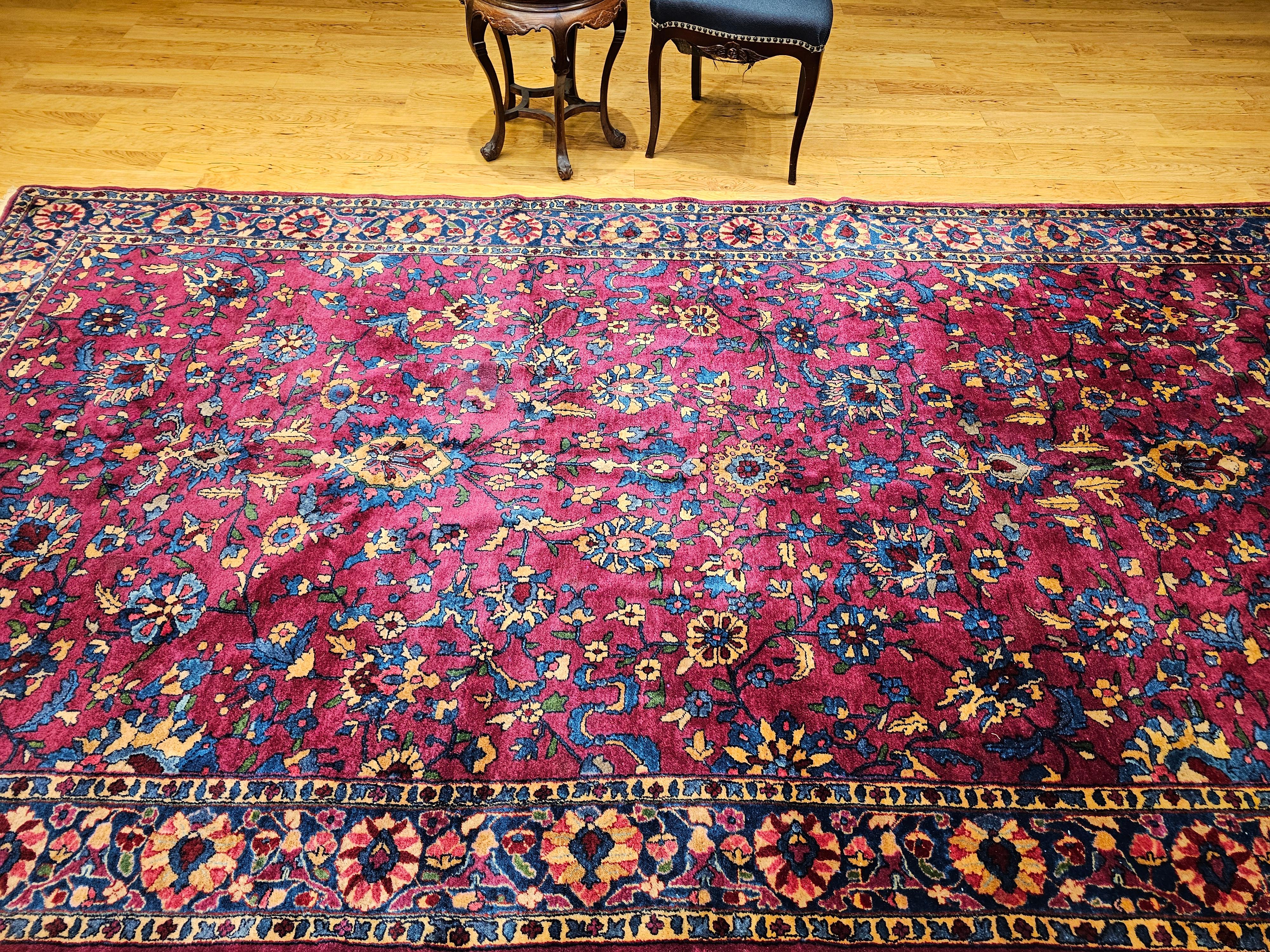Tappeto persiano vintage Manchester Kashan Gallery (a) Gallery in vendita 11