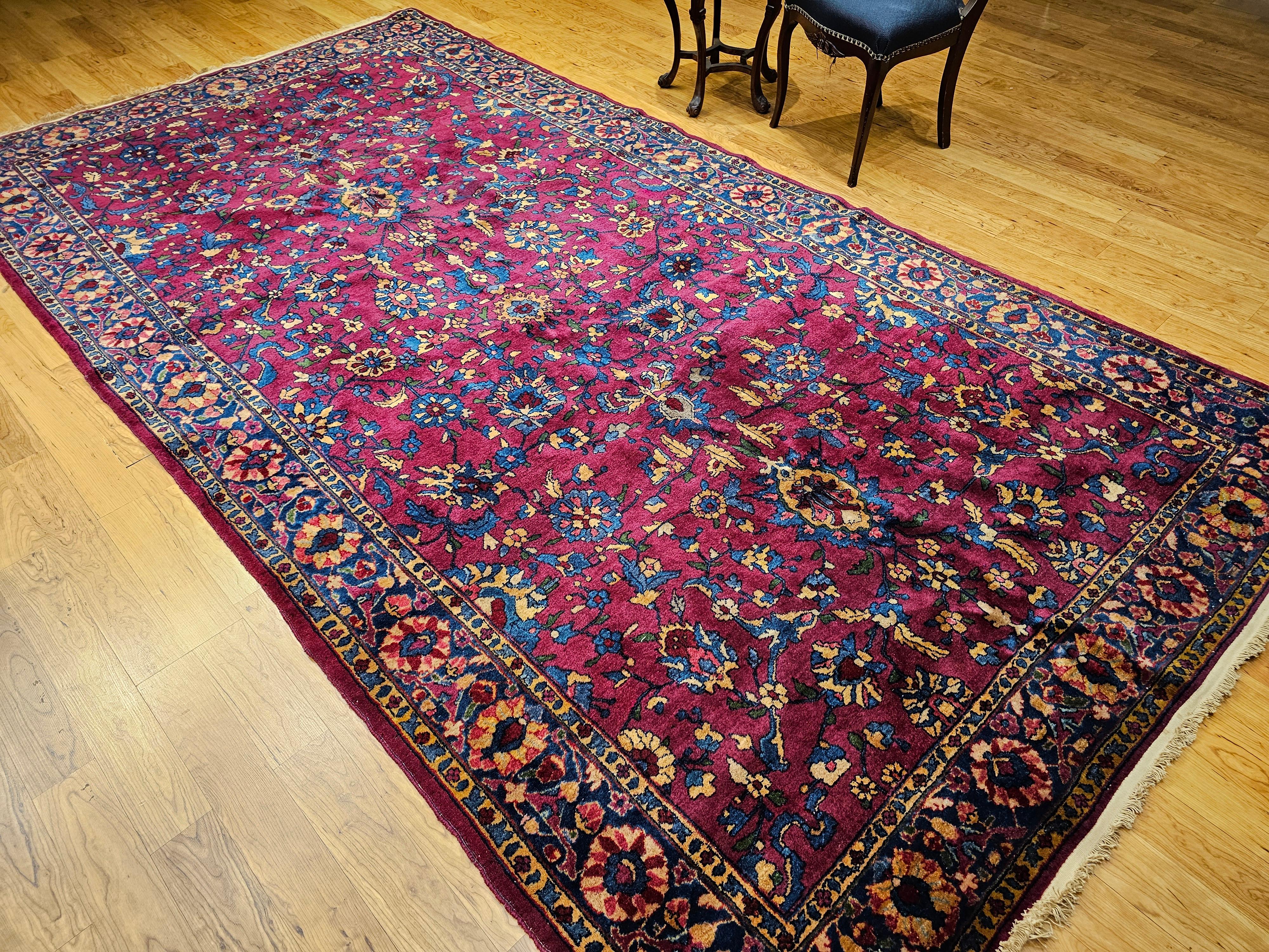 Tappeto persiano vintage Manchester Kashan Gallery (a) Gallery in vendita 12