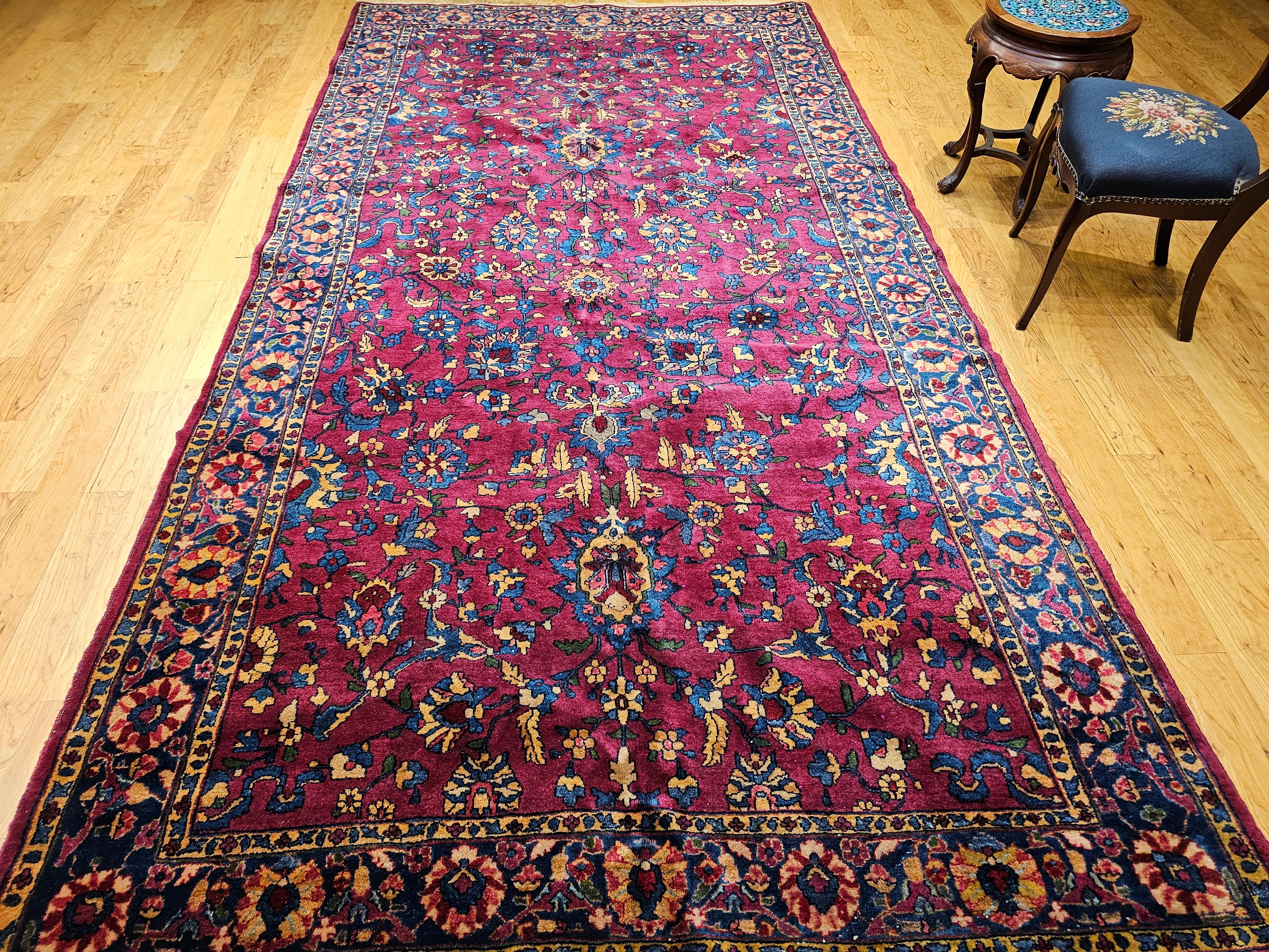 Tappeto persiano vintage Manchester Kashan Gallery (a) Gallery in vendita 13