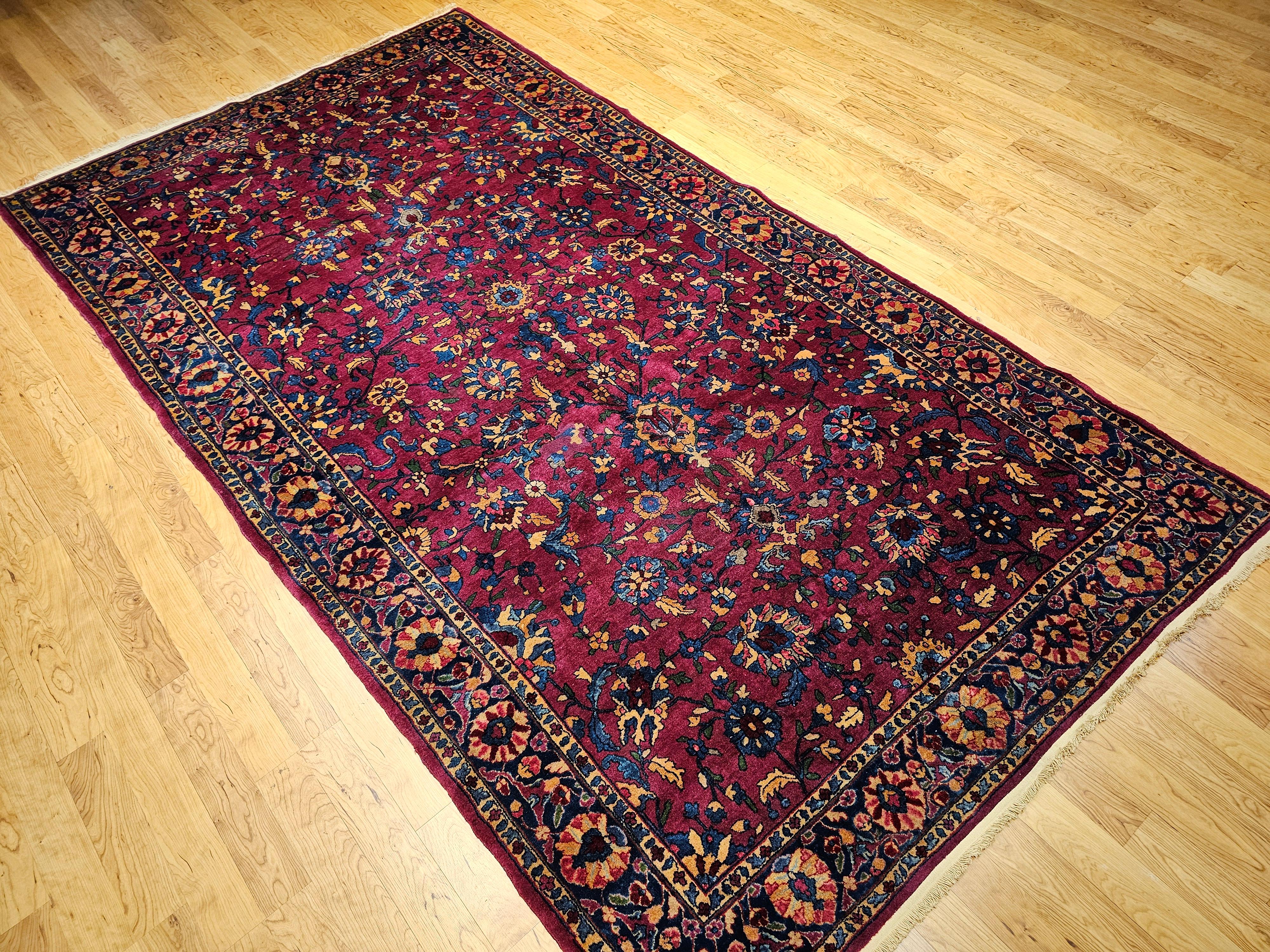 Persiano Tappeto persiano vintage Manchester Kashan Gallery (a) Gallery in vendita
