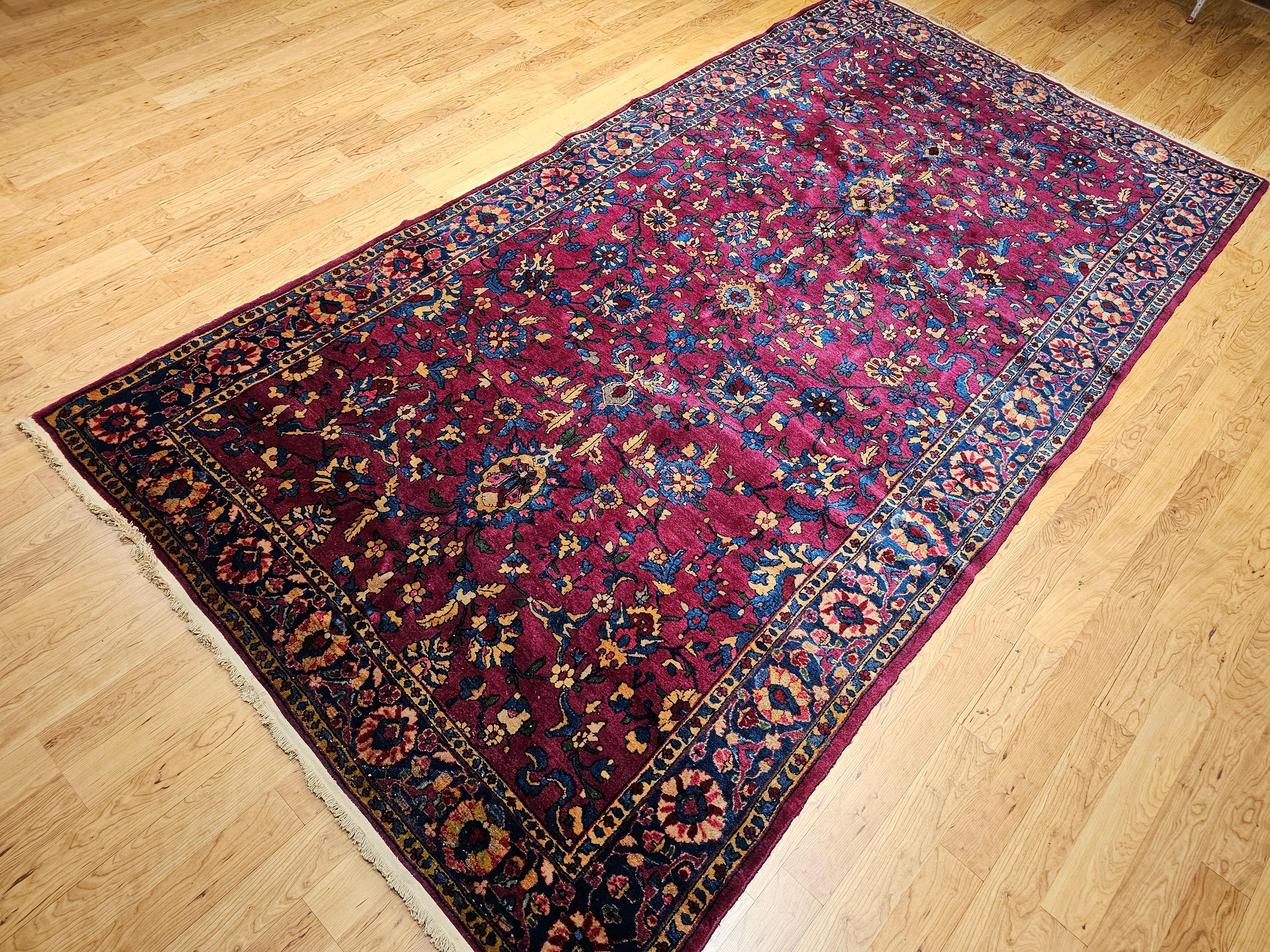 Lana Tappeto persiano vintage Manchester Kashan Gallery (a) Gallery in vendita