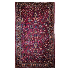Vintage Persian Manchester Kashan Gallery Rug
