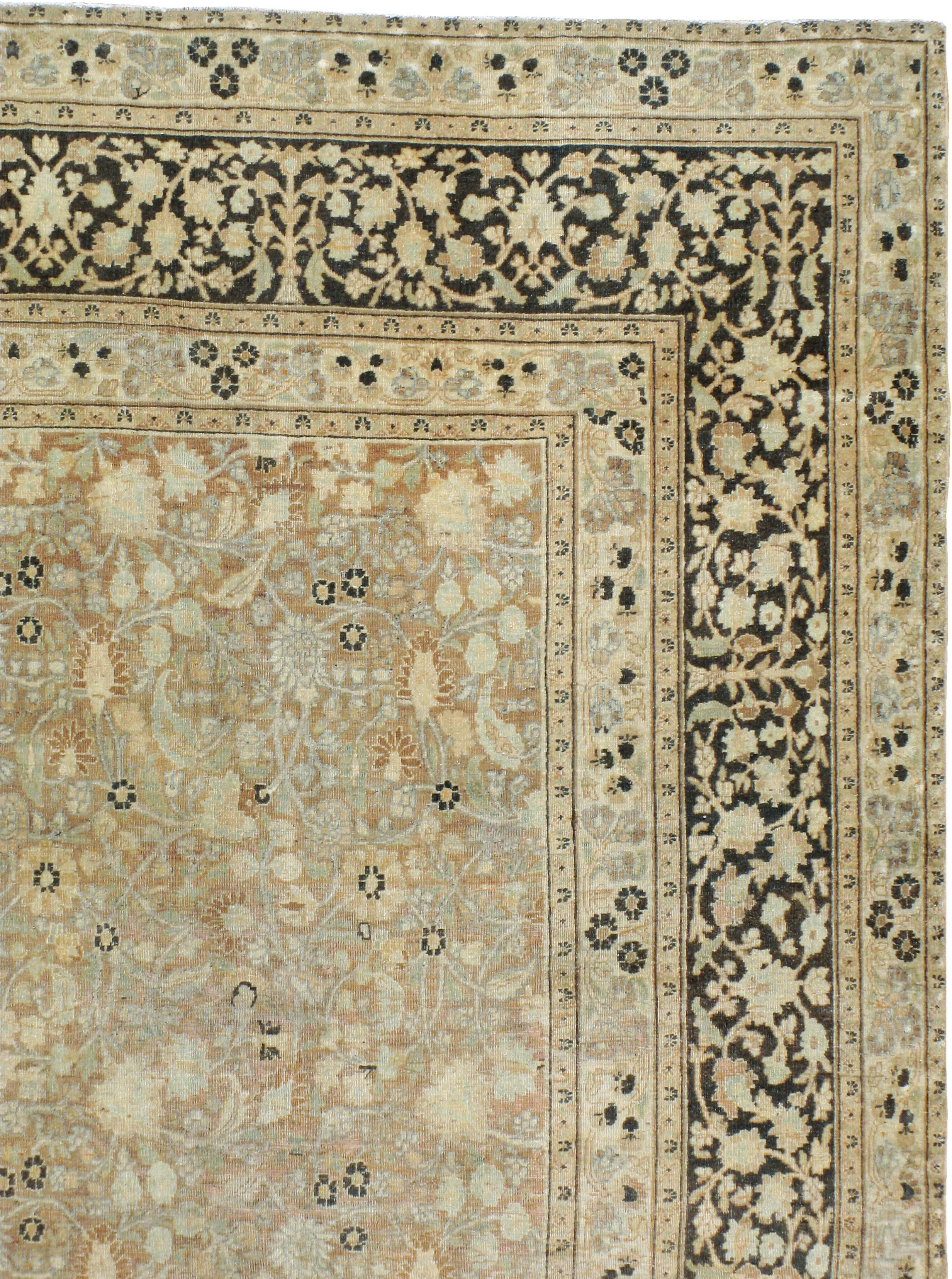 Persischer Mashad-Teppich im Vintage-Stil (Khorassan) im Angebot