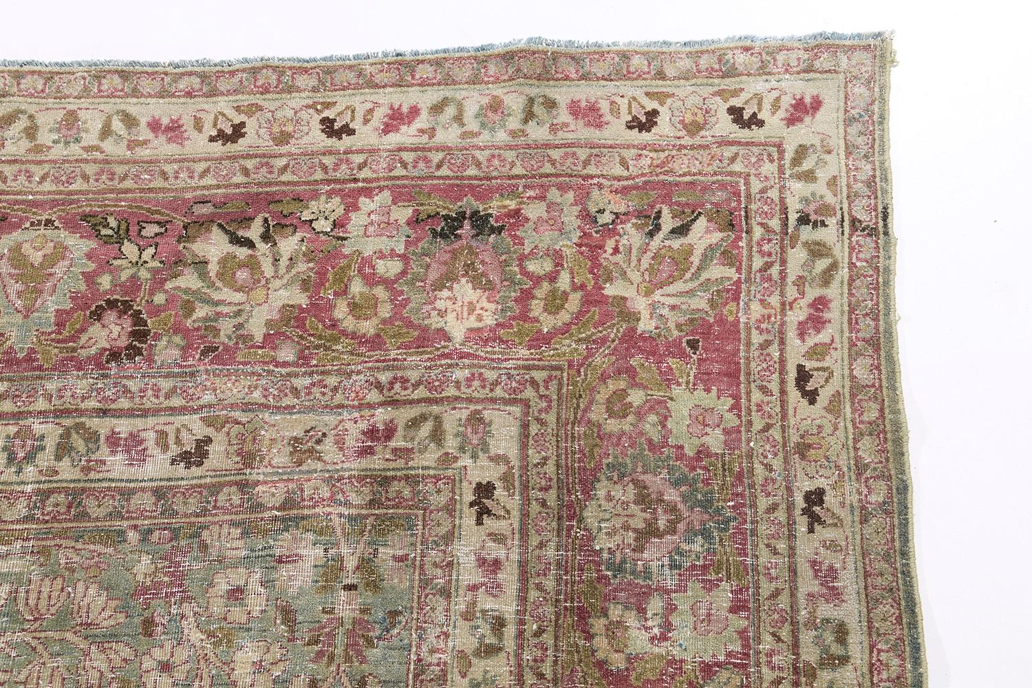 Vintage Persian Mashad from Mehraban For Sale 9