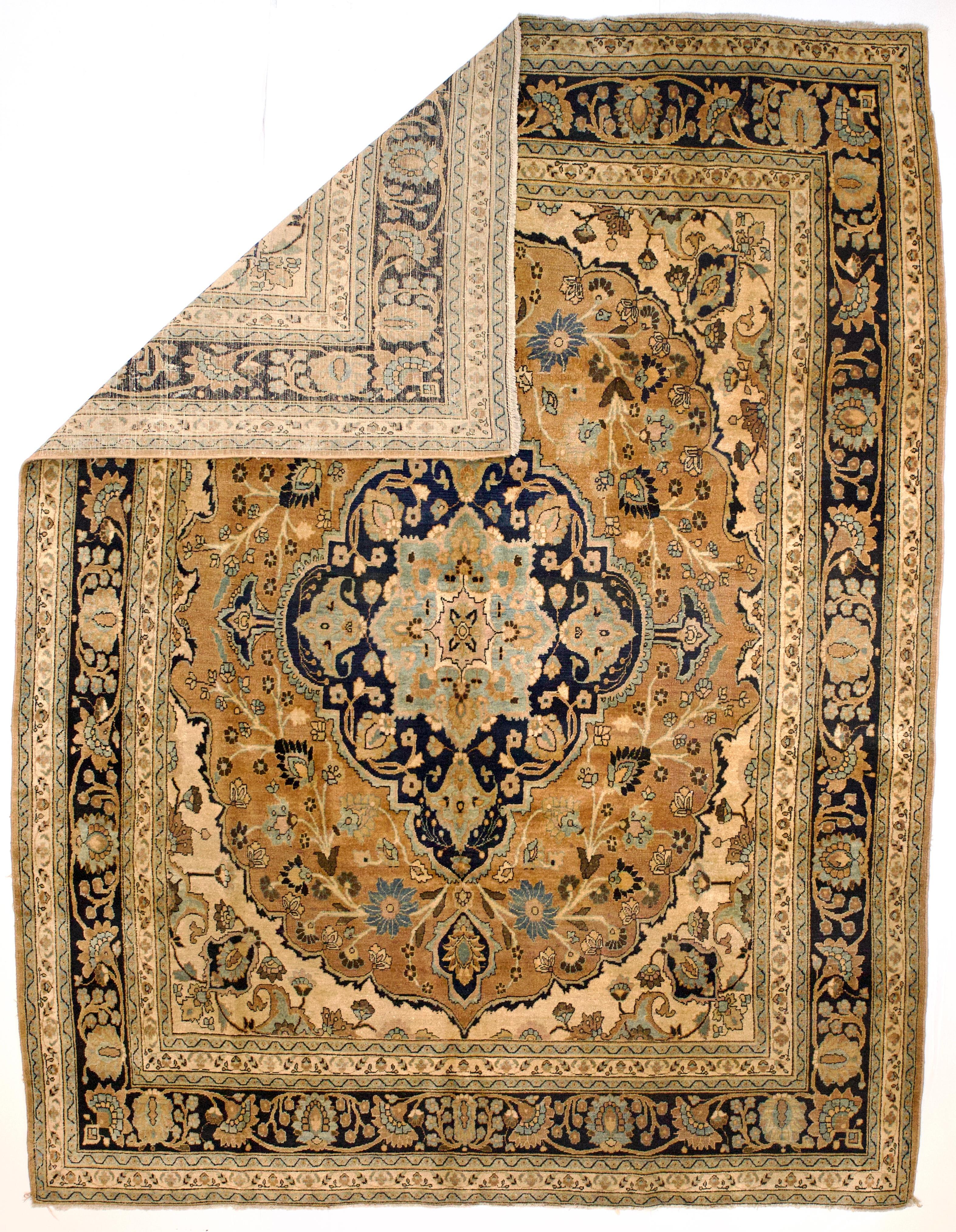Vintage Persian Mashad Rug 9’3