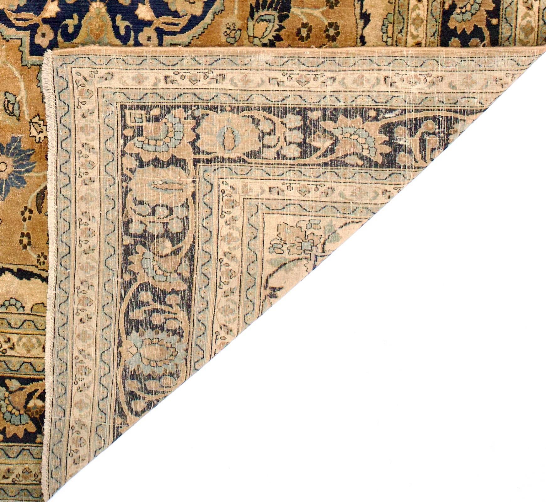 Vintage Persian Mashad Rug 9’3