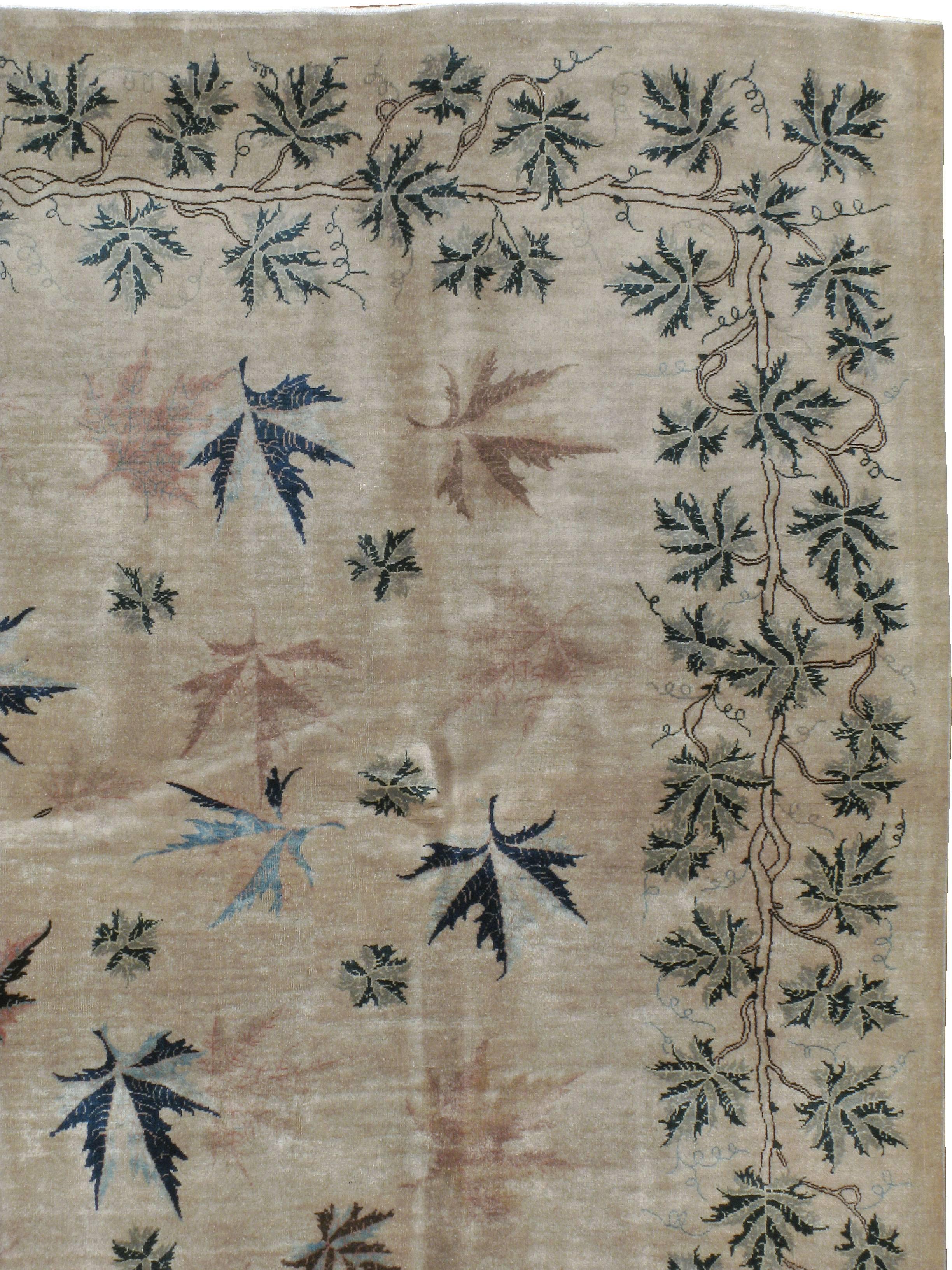 Persischer Mashad-Teppich, Vintage (20. Jahrhundert) im Angebot