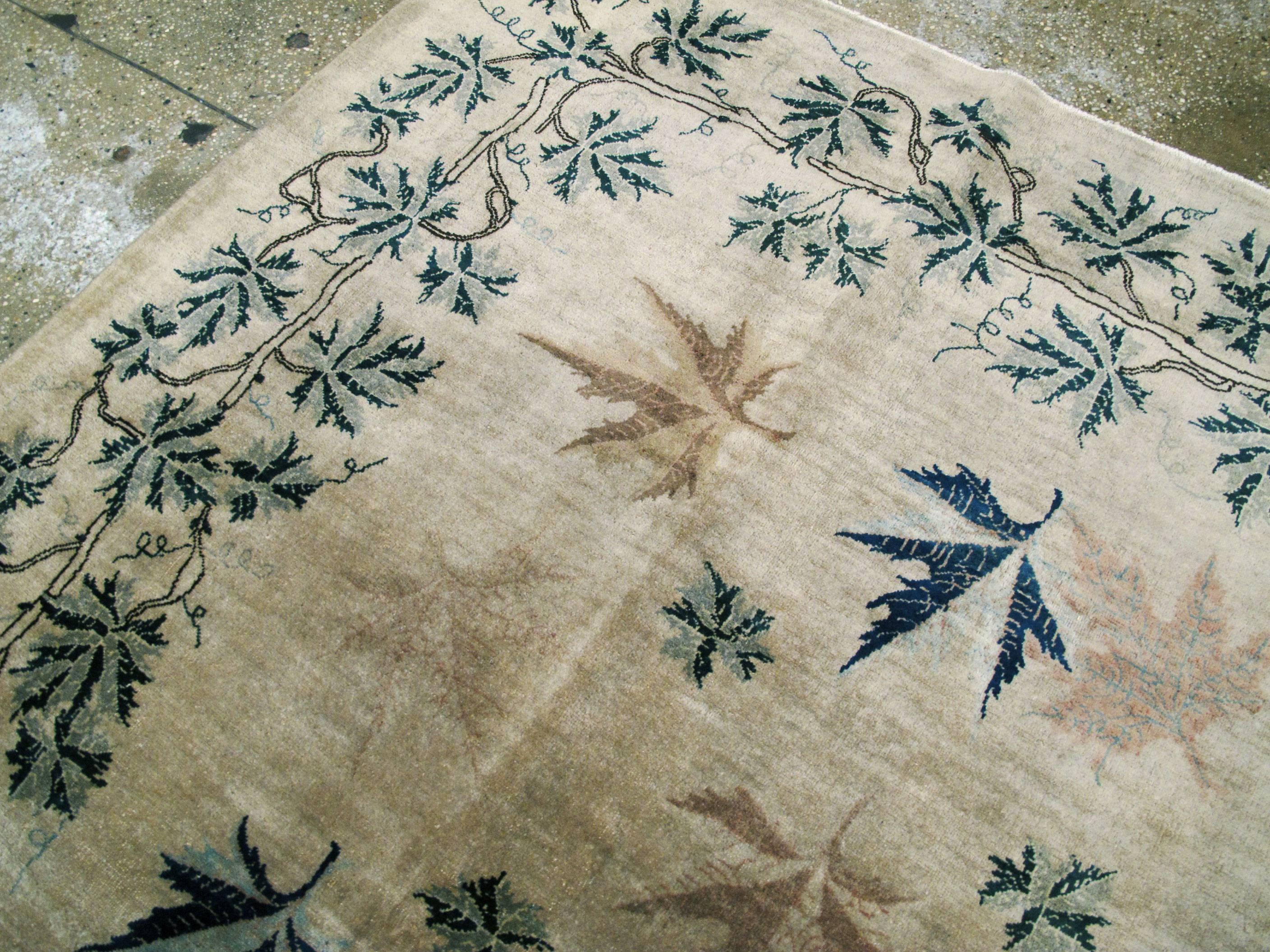 Persischer Mashad-Teppich, Vintage im Angebot 1