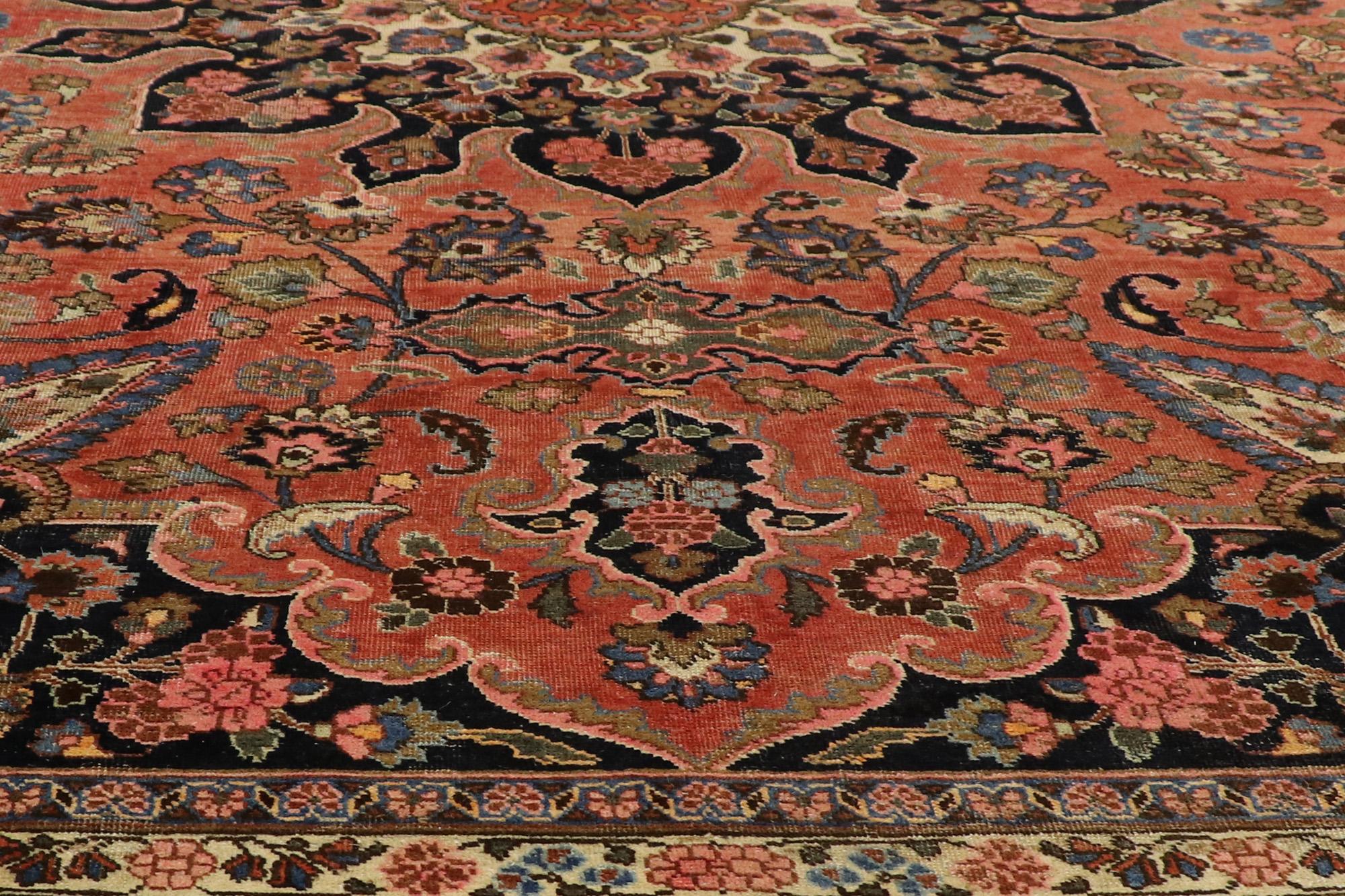 Altpersischer Mashhad-Teppich (Persisch) im Angebot