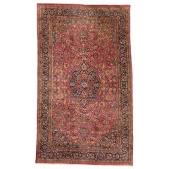 Tapis persan vintage Mashhad, le charme royal rencontre l'Elegance Timeless