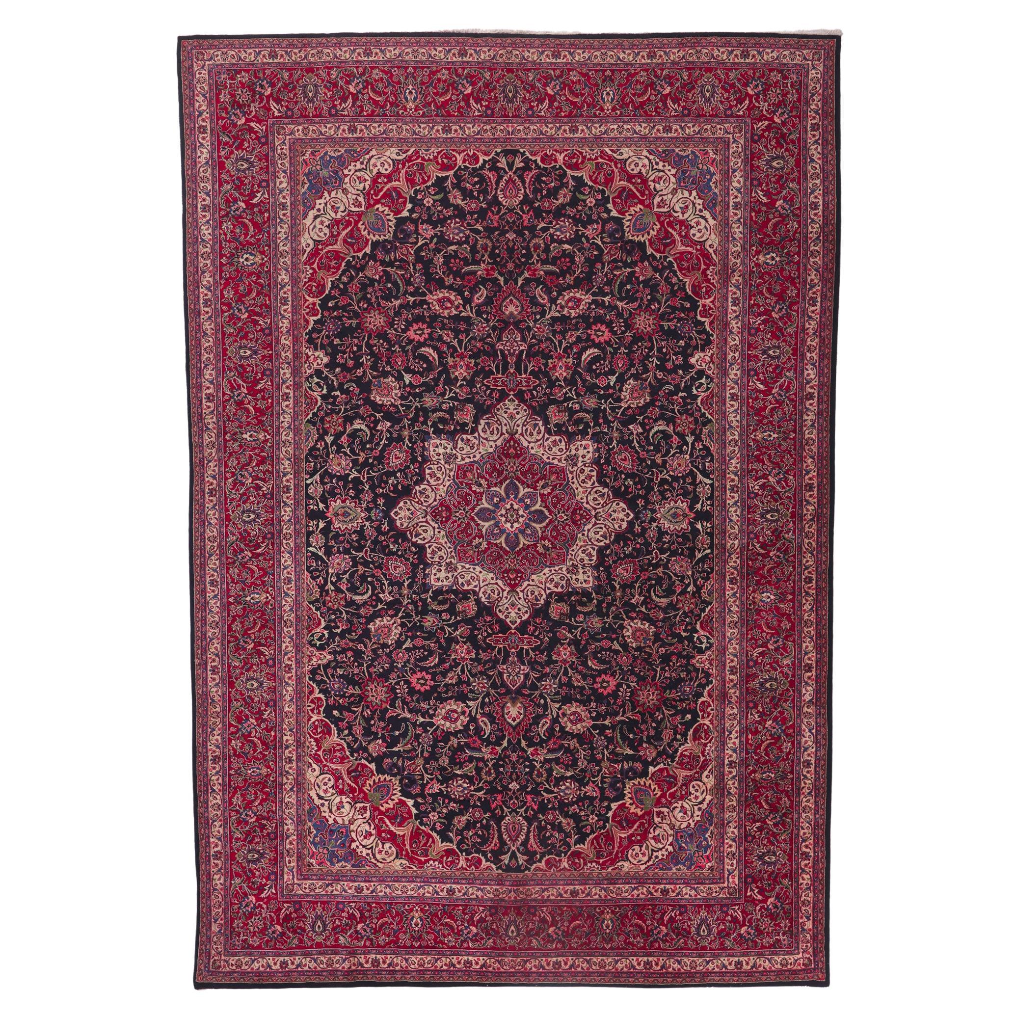 Alfombra persa vintage Mashhad