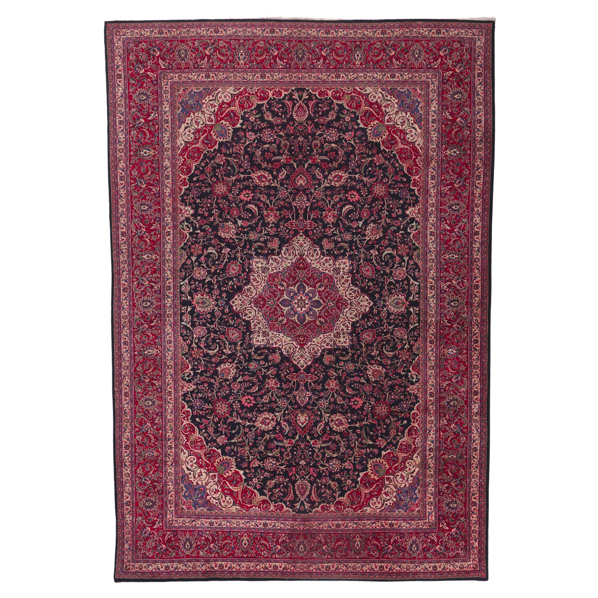 Tapis persan rétro Mashhad