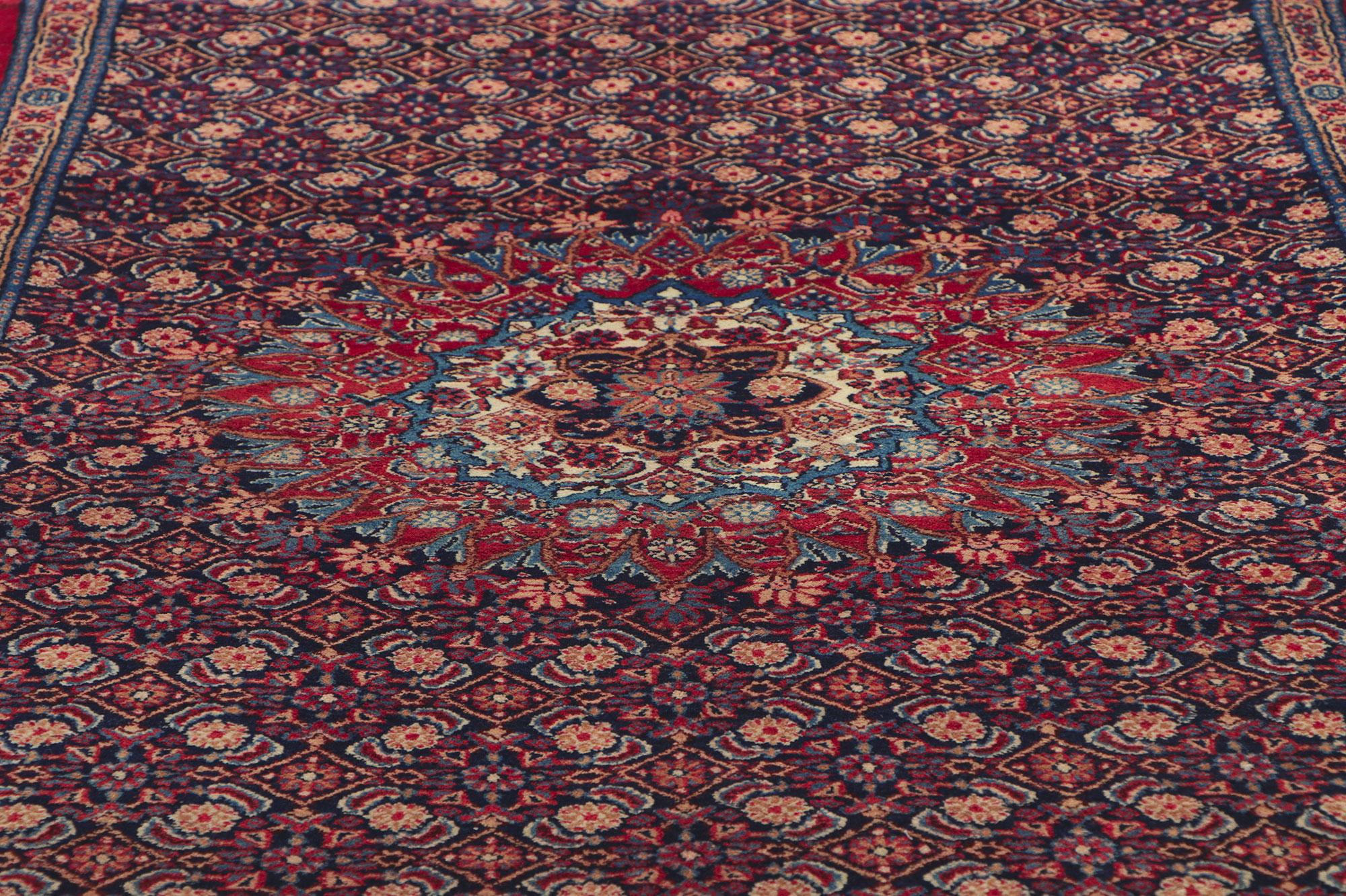Persischer Mashhad-Läufer, Vintage (20. Jahrhundert) im Angebot