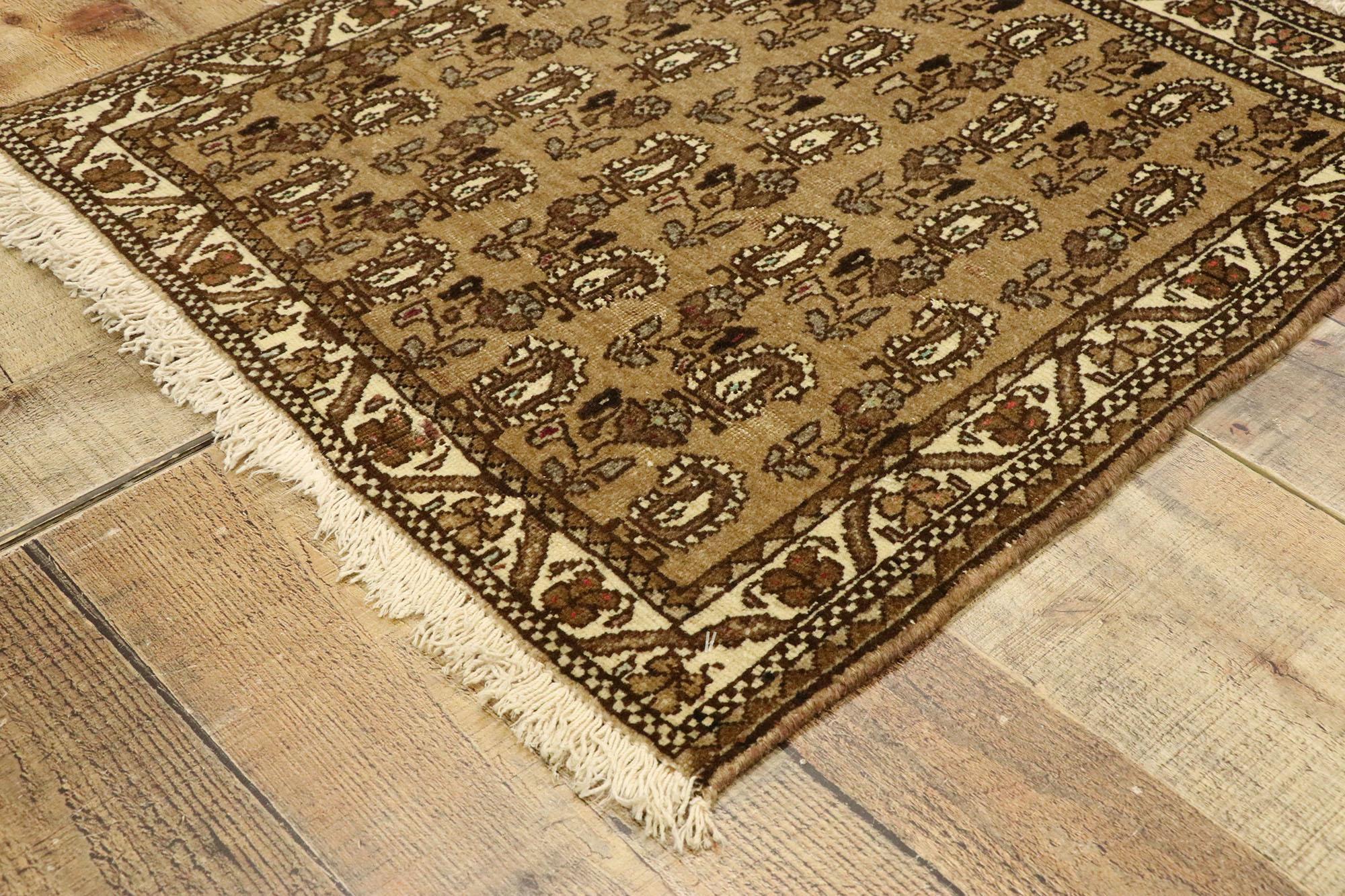 20th Century 1960’s Persian Mashhad Carpet with Traditional Style For Sale