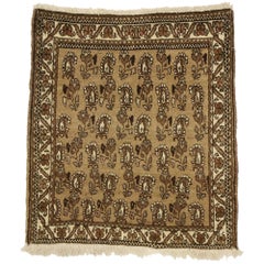 1960’s Persian Mashhad Carpet with Traditional Style