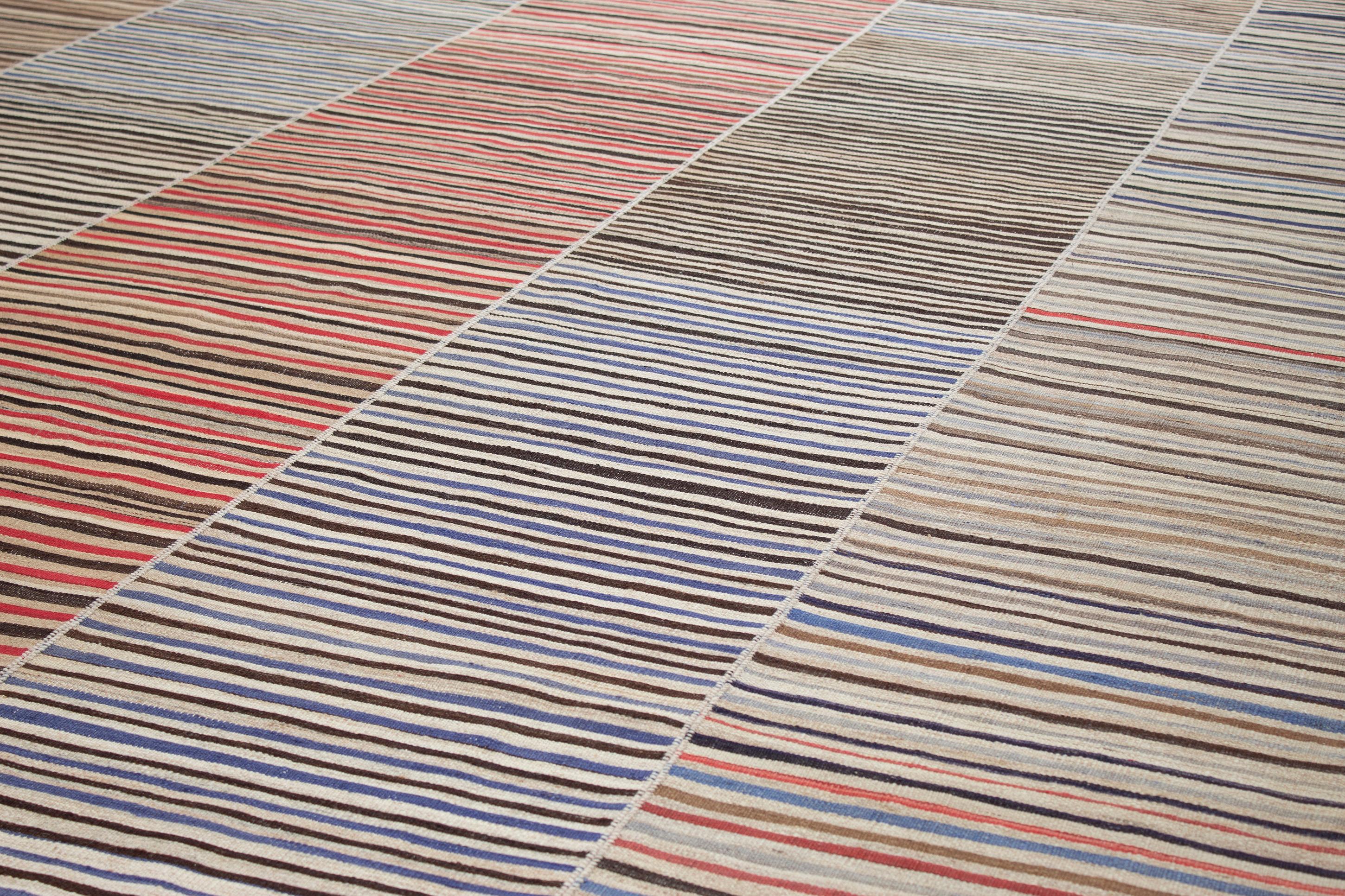 Made of the finest Persian wool, our Mazandaran collection highlights the Minimalist sophistication that existed long before the modern era. The collection was inspired by the kilims that were woven by Persian women in the Mazandaran Province in