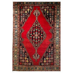 Vintage  Persian Mazgalan Area Rug