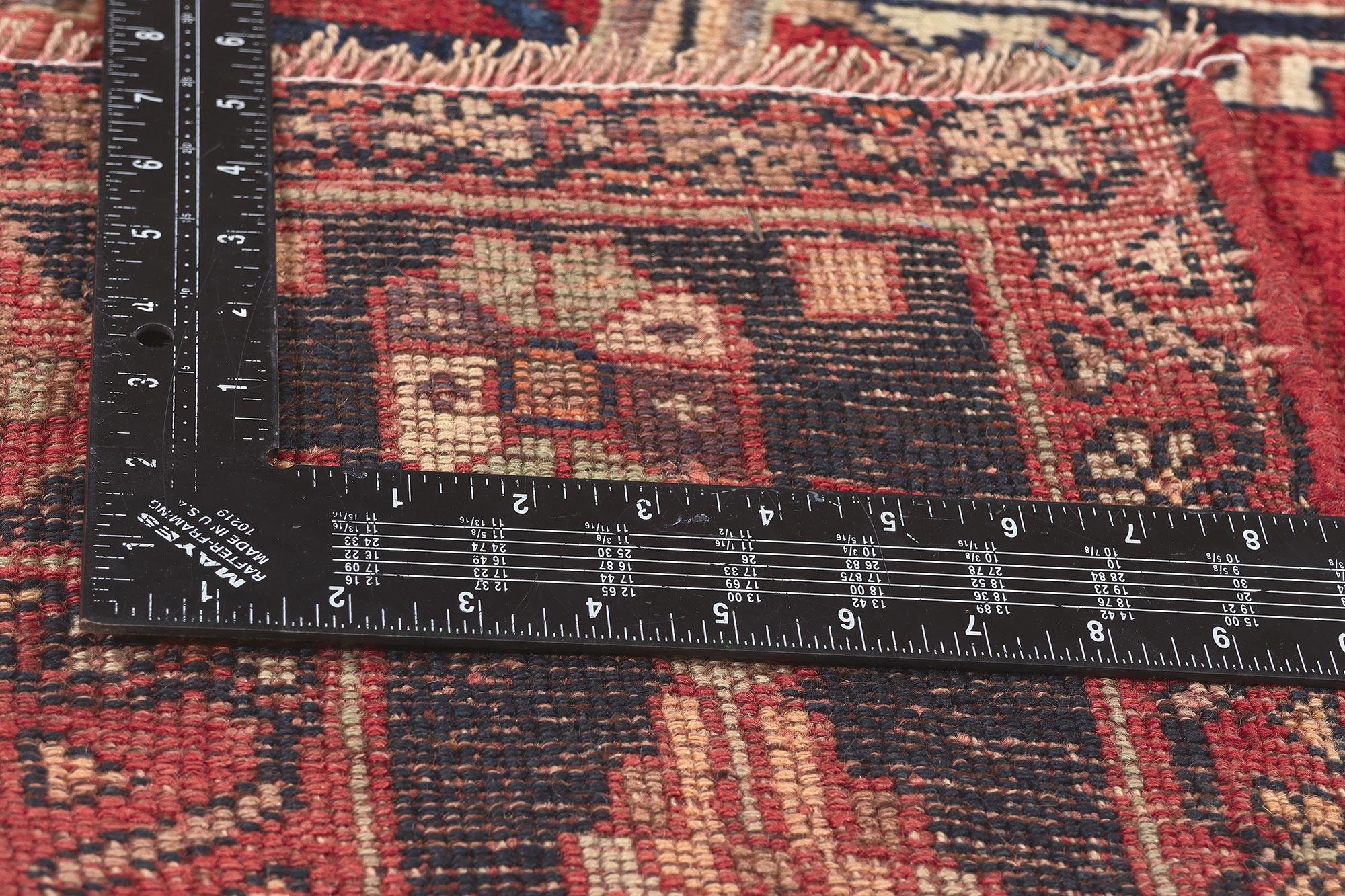 Tappeto persiano d'epoca Mazlaghan Hamadan con stile moderno di metà secolo In condizioni buone in vendita a Dallas, TX