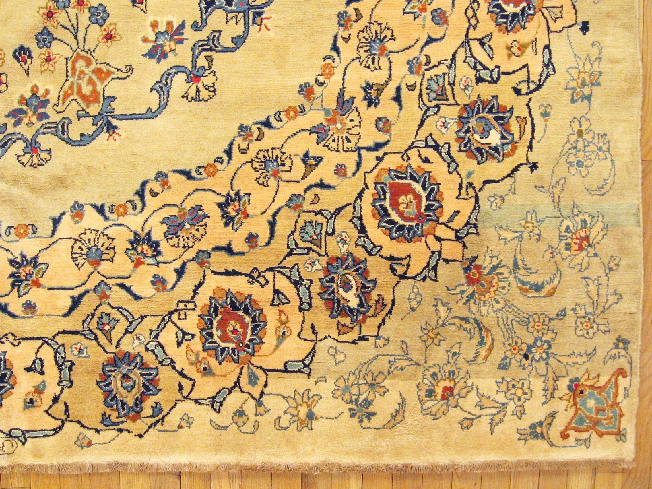 Vintage Persian Mohtesham Kashan Oriental carpet, in Room Size

An extraordinary vintage Persian Mohtesham Kashan carpet, circa 1950, size 13.1
