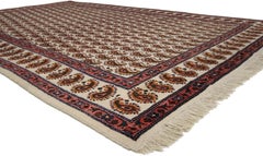 Vintage Persian Mood Rug with All-Over Boteh Pattern