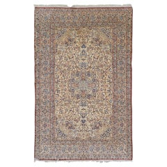 Vintage Persian Naien Rug