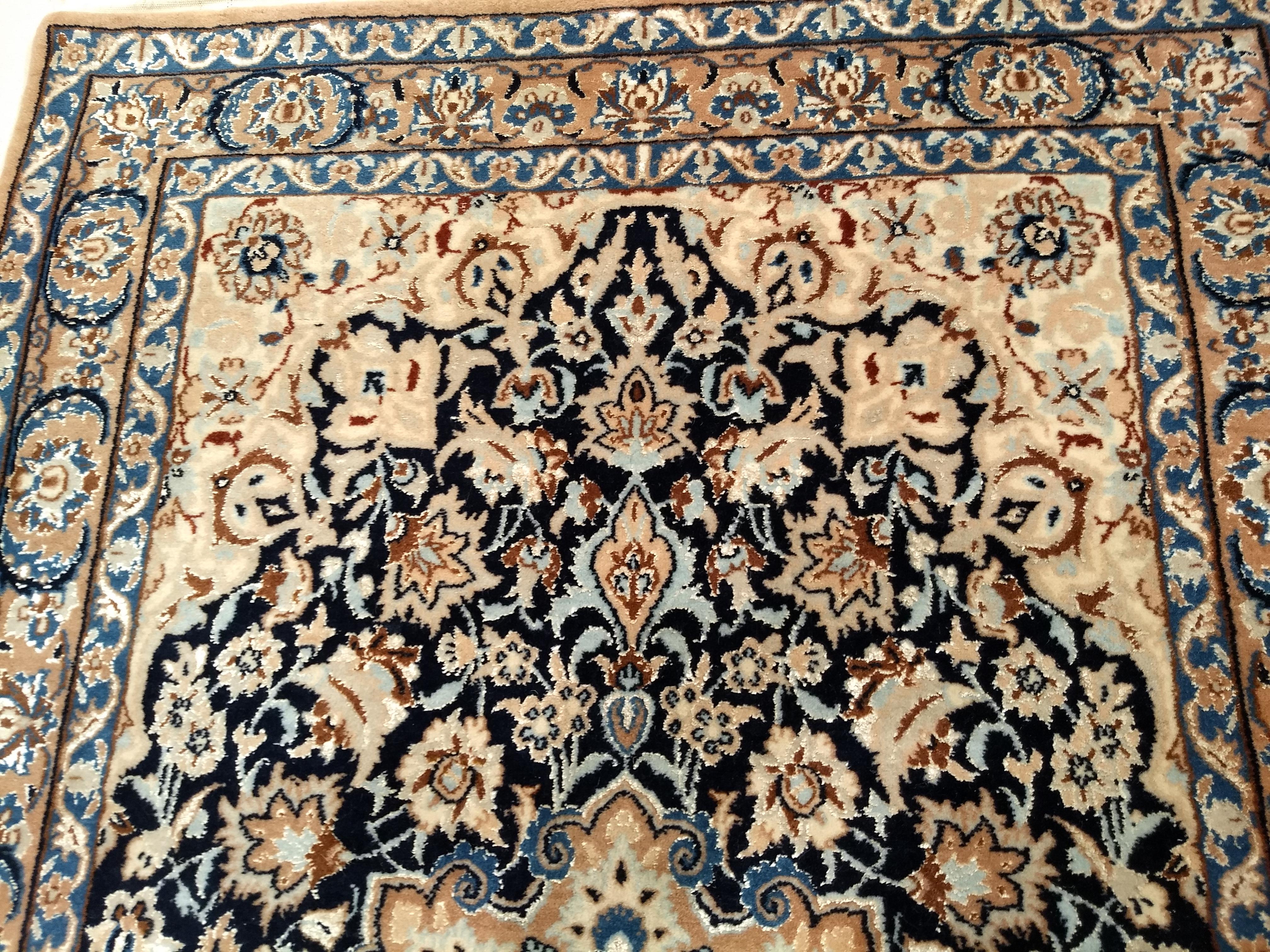 french blue area rug