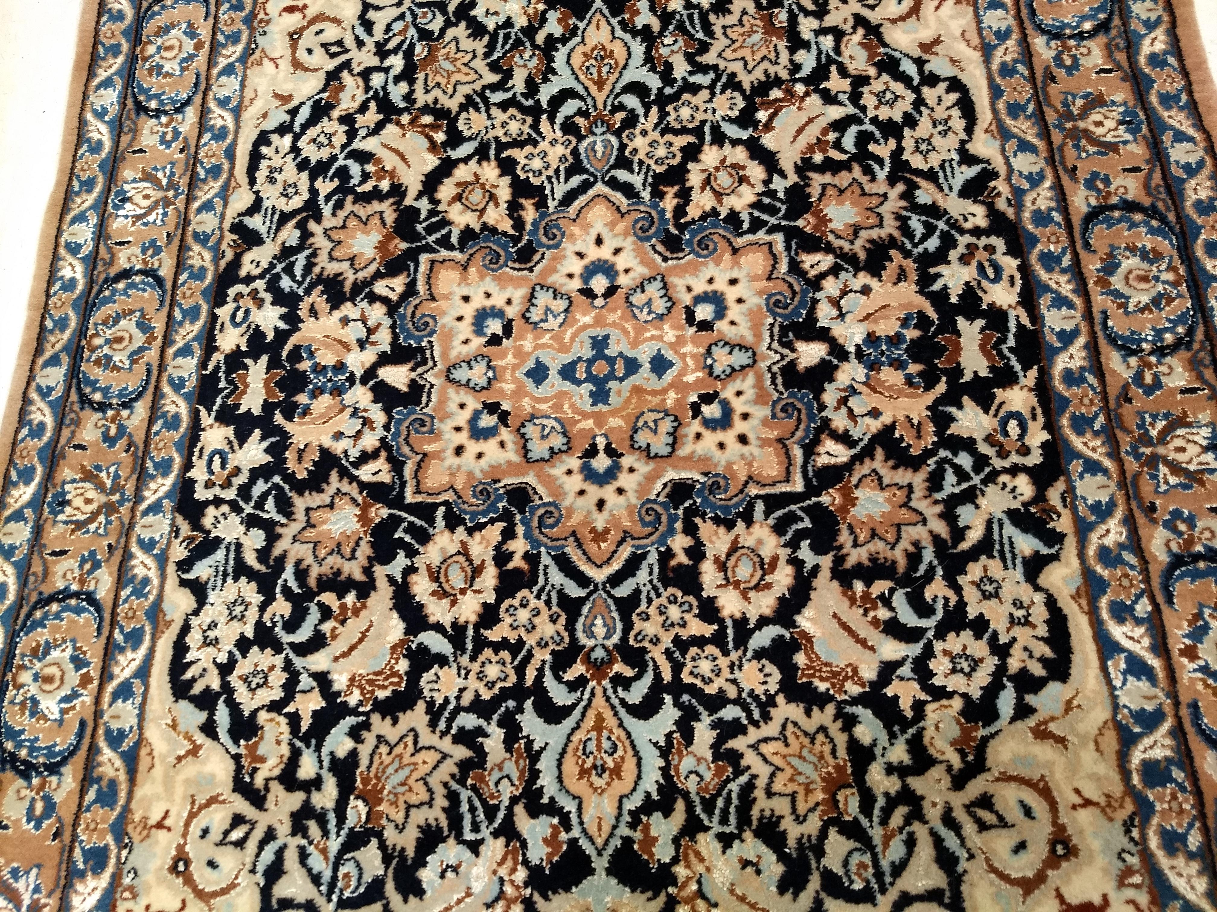 french blue rug