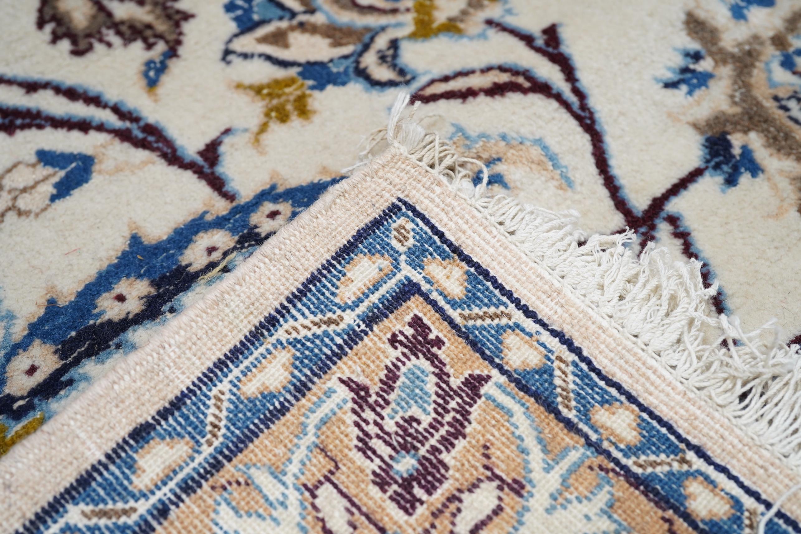 Vintage Persian Nain Rug 12'9
