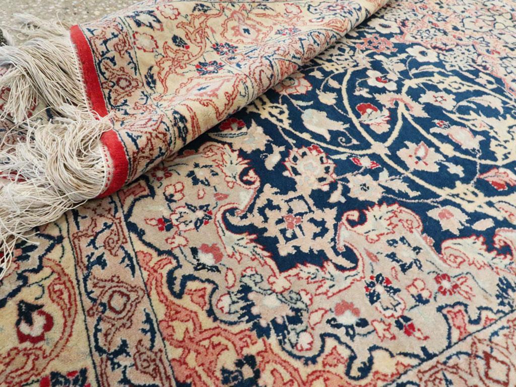 Vintage Persian Nain Rug For Sale 2