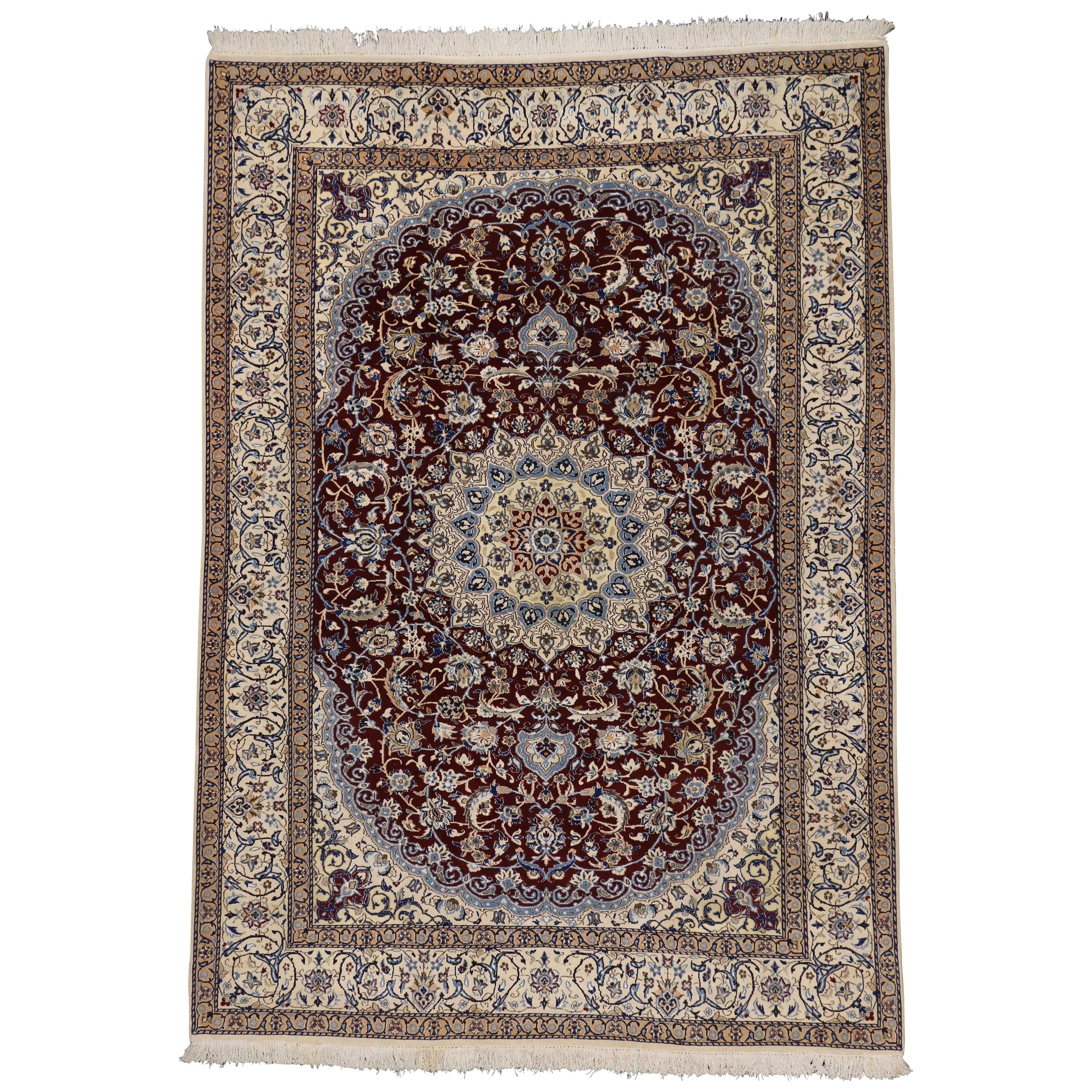 Tapis persan vintage Nain 