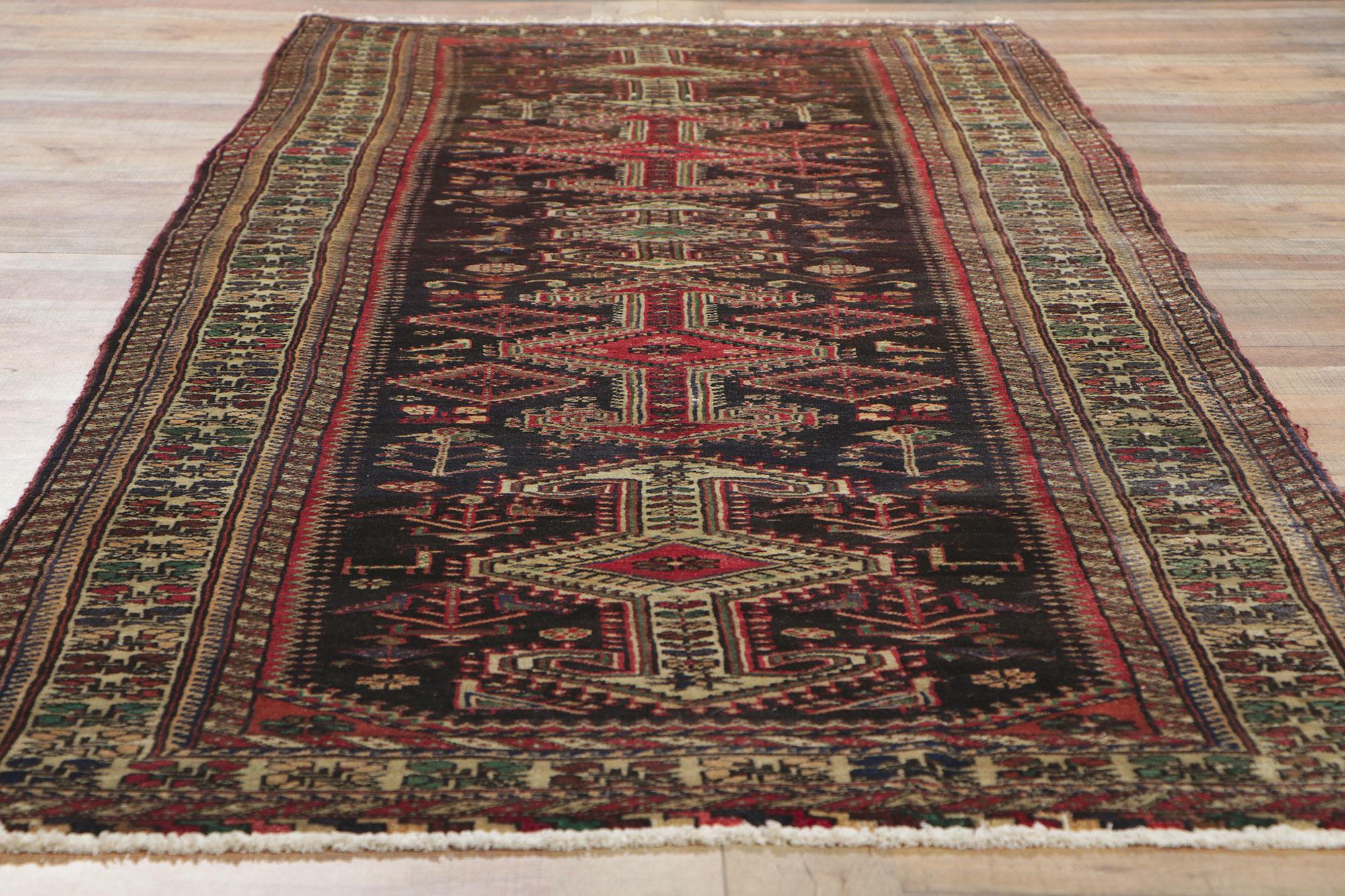 Vintage Persian Northwest Runner with Tribal Style For Sale 1