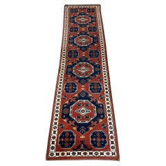 Alfombra persa oriental vintage de lana hecha a mano