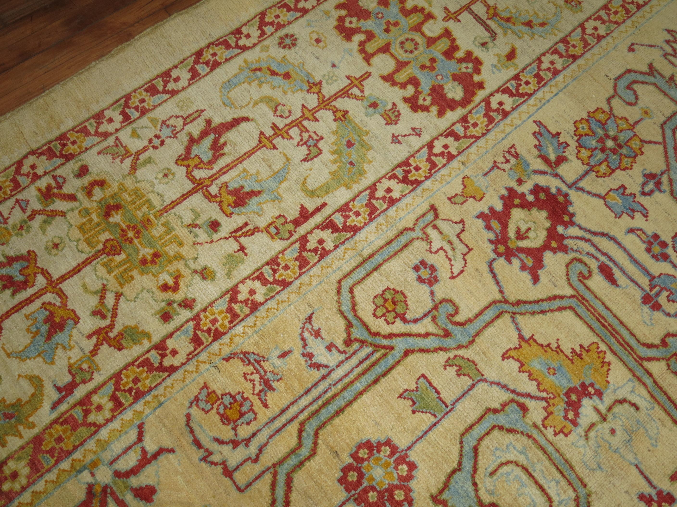Vintage Persian Oversize Carpet 8