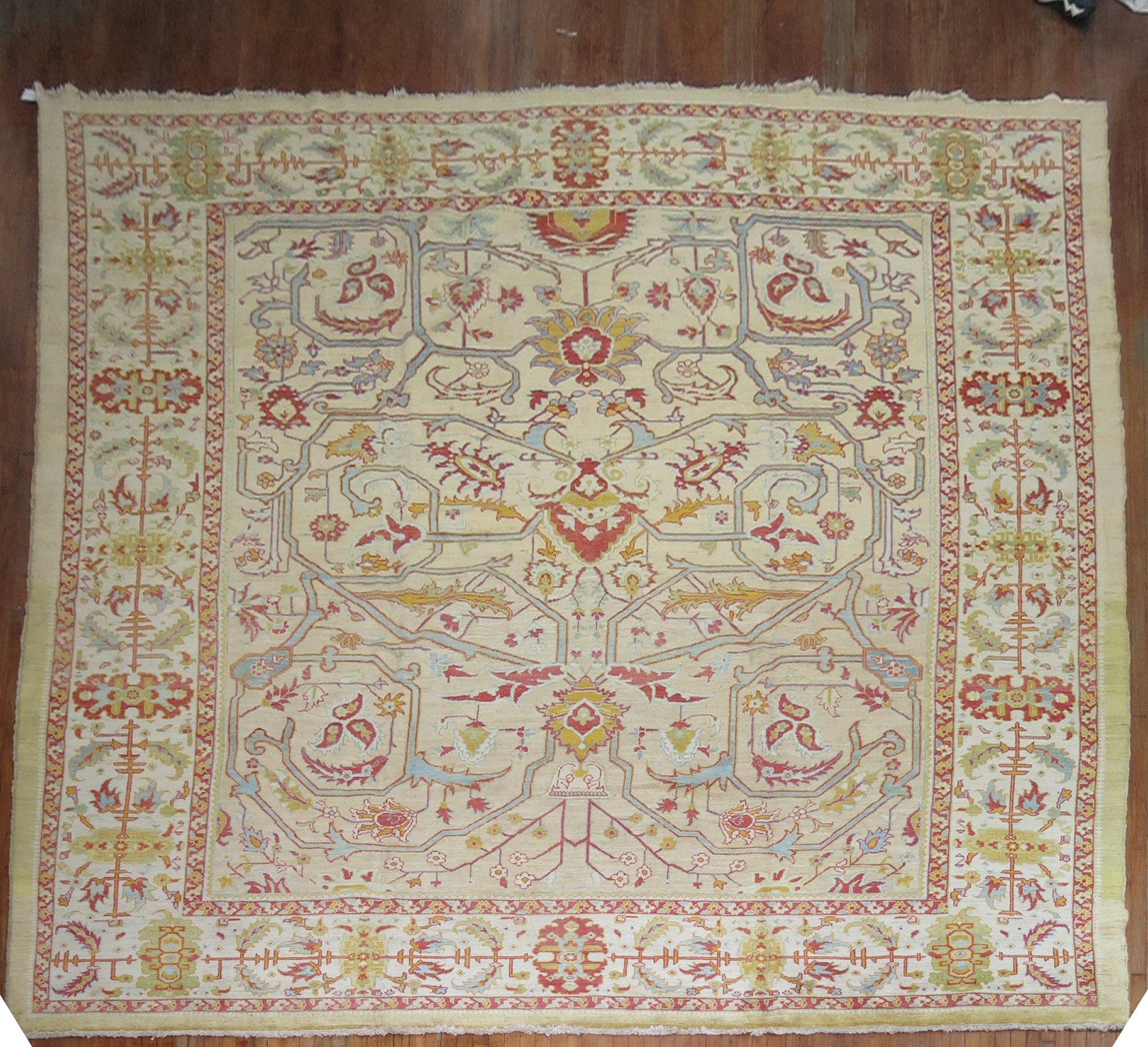 Wool Vintage Persian Oversize Carpet