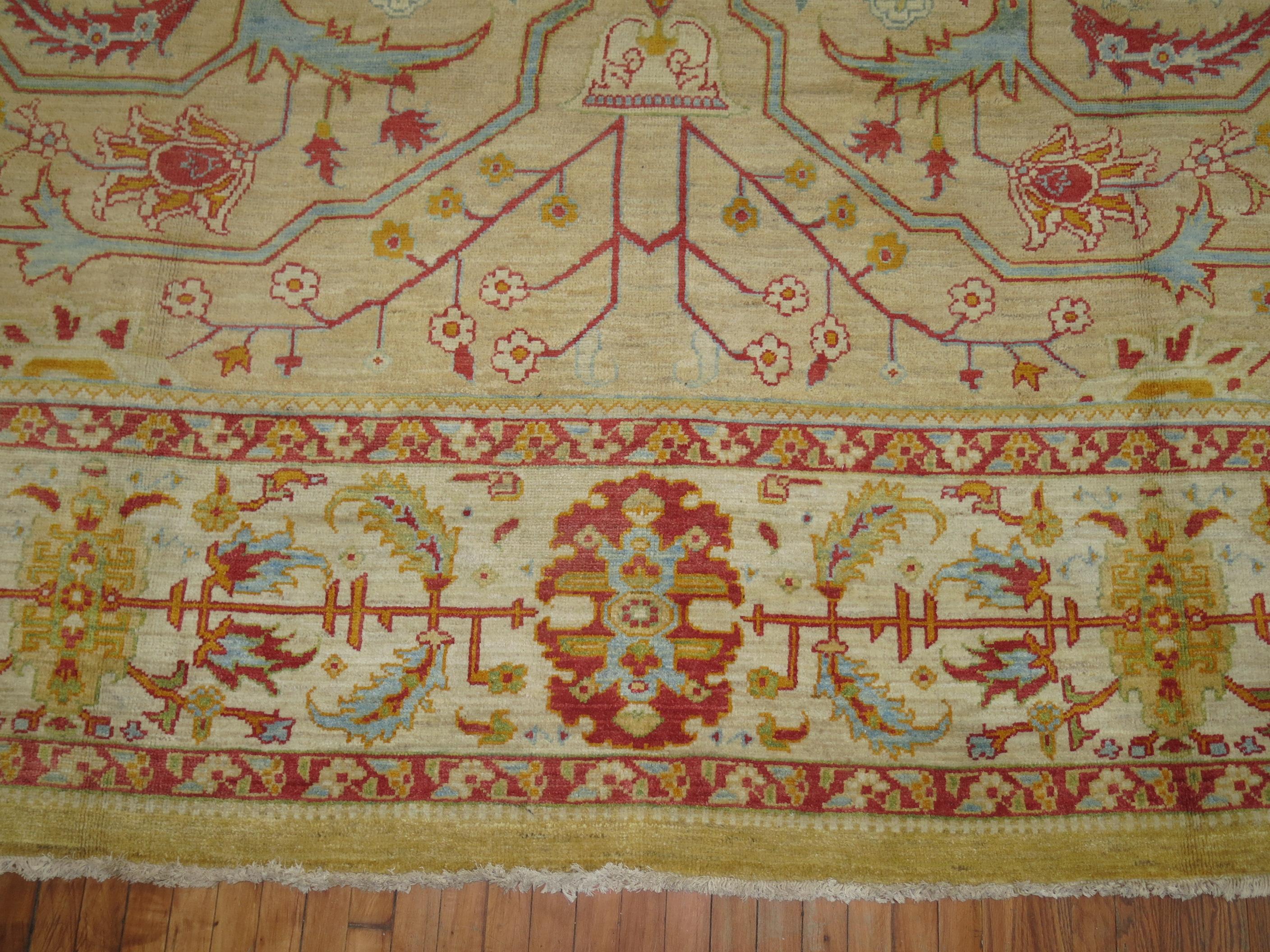 Vintage Persian Oversize Carpet 1