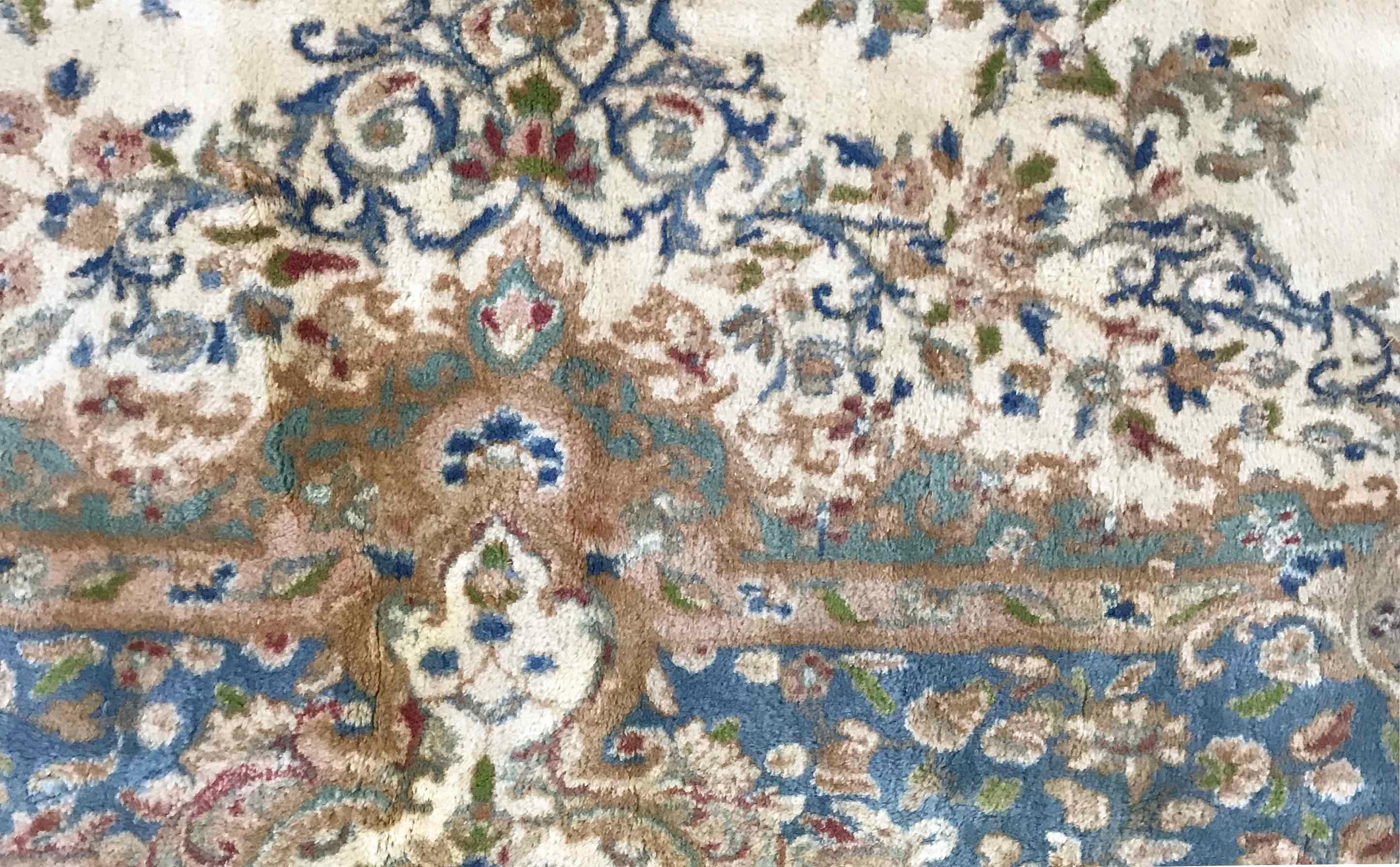 Vintage Persian Oversize Kerman Rug, circa 1940 11'10 x 23'5. In Good Condition For Sale In Secaucus, NJ