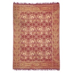 Vintage Persian Pictorial Carpet