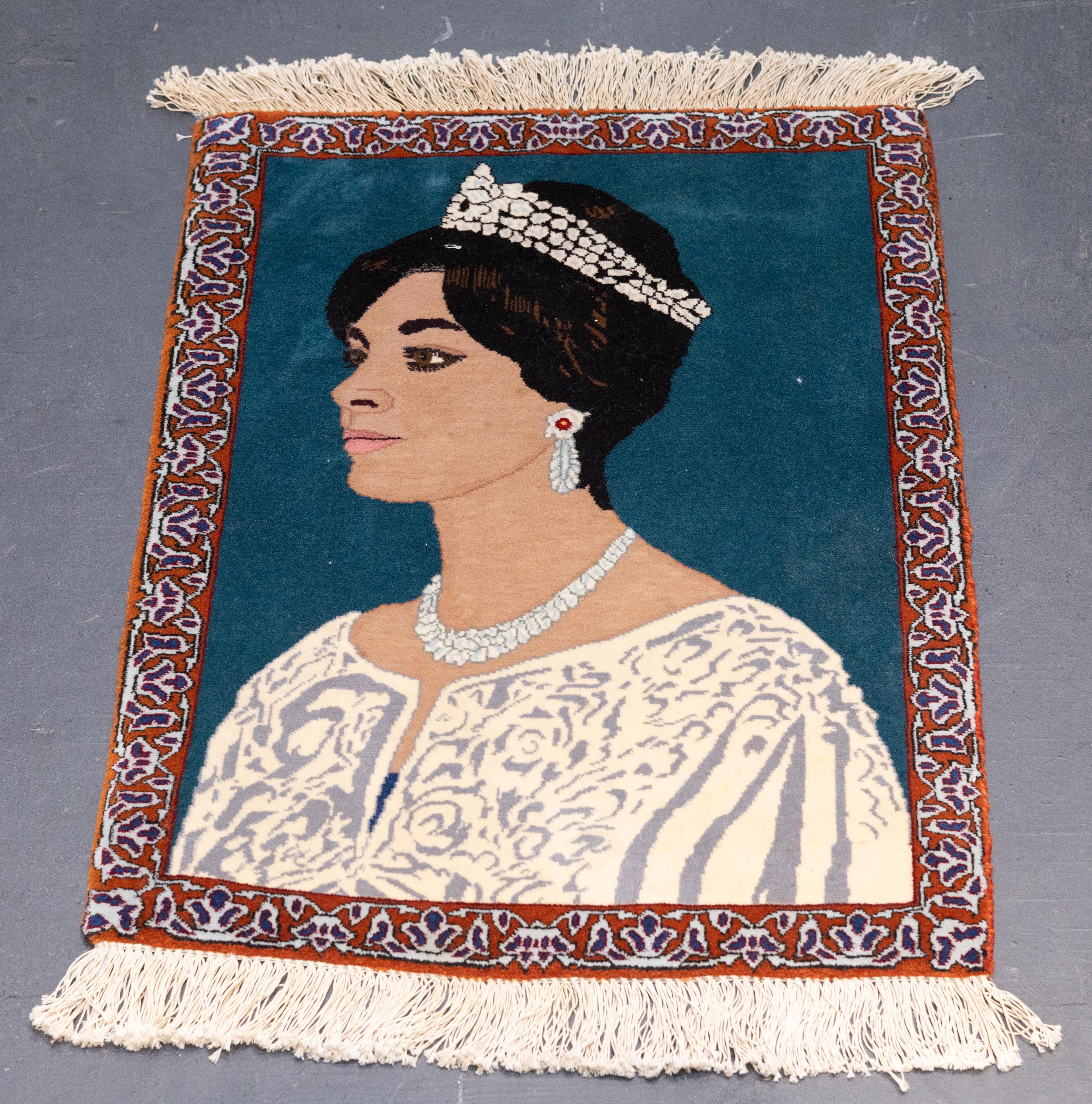 Tappeto persiano pittorico Kashan Queen of Persia 1'8