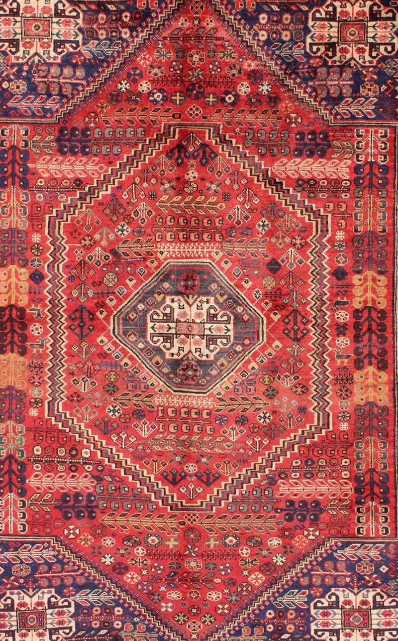 Tribal Vintage Persian Qashgai Rug