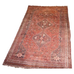 Vintage Persian Qashqa'i Carpet