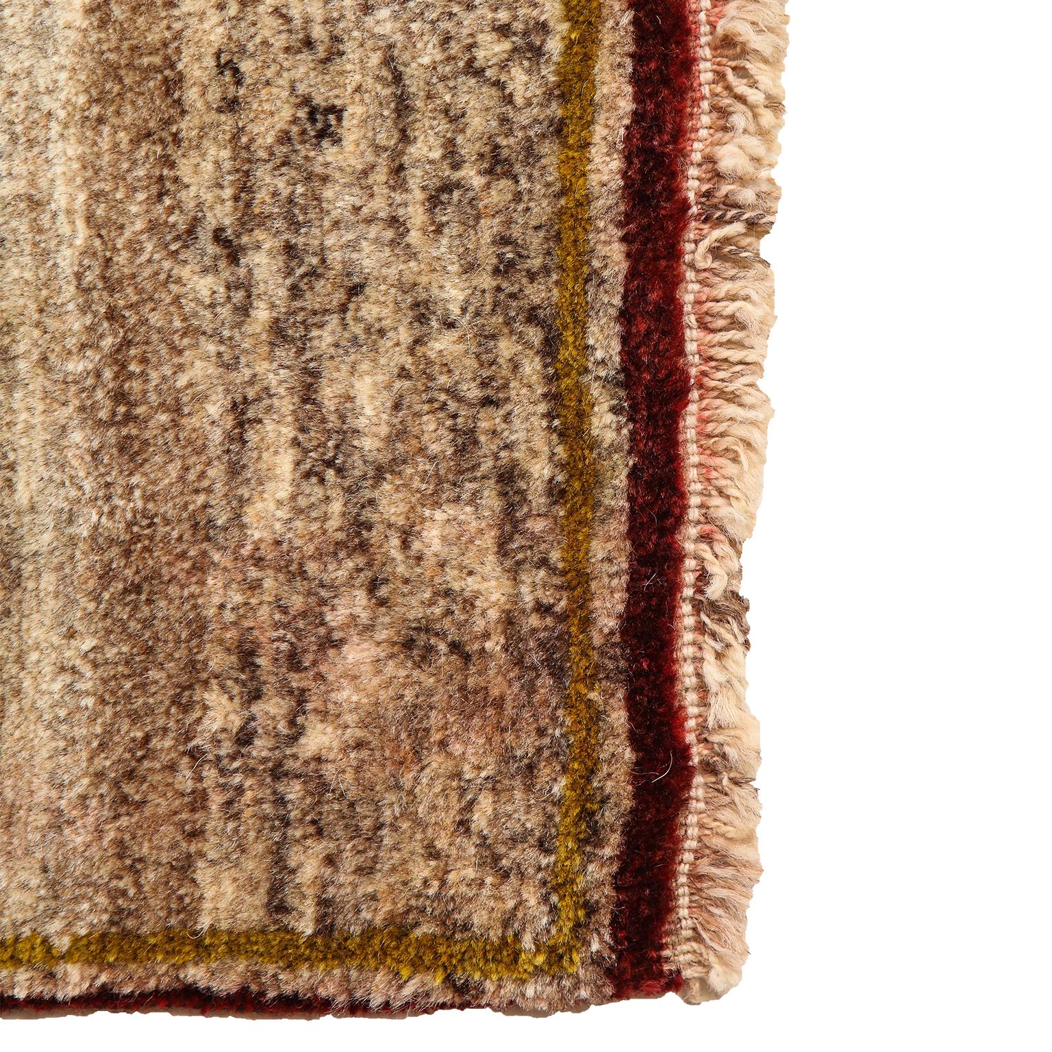 Vintage Persian Qashqai Kashkooli Leopard Animal Carpet, circa 1930 3