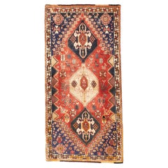 Vintage Persian Qashqai Rug 2'8'' x 5'4''