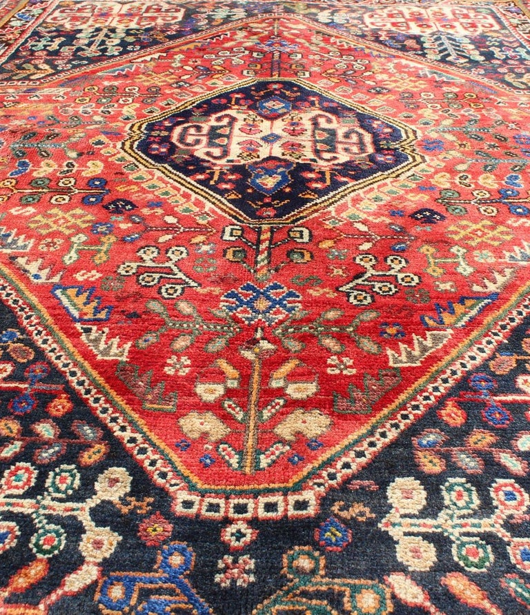 Vintage Persian Qashqai Rug at 1stDibs