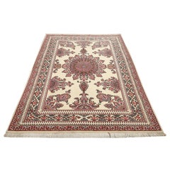 Vintage Persian Qom Rashtizadeh Rug - Size: 6'7x4'8