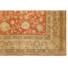 Vintage Persian Qom Rug in - Size: 17'9x10'3