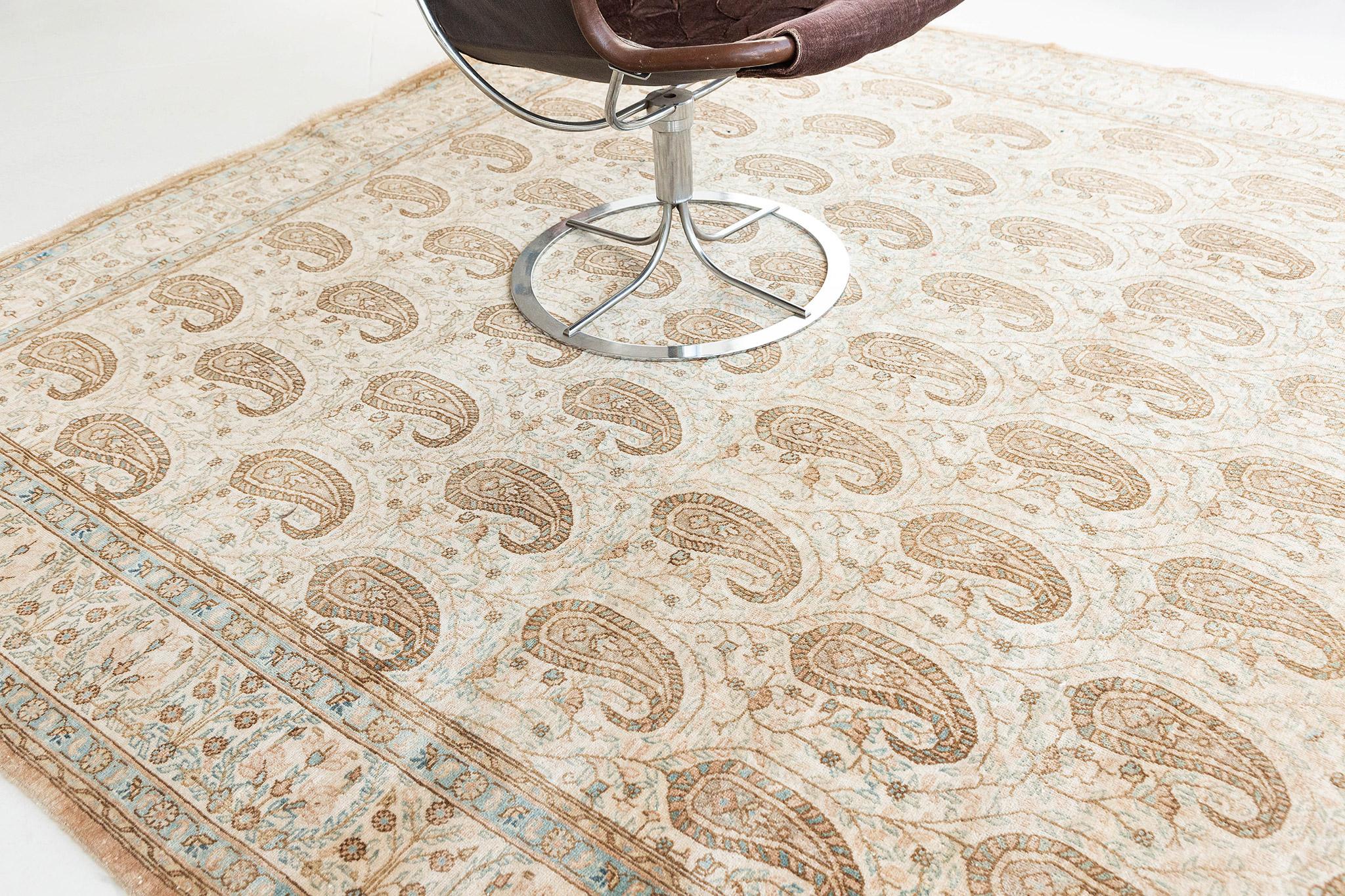 This simple yet stylish masterpiece of the Qum Bote Design rug from our collection features an all-over design. A glorious brown pattern is perfect for a neutral-toned wall and hues that can make the centerpiece a hit to the eyes of your