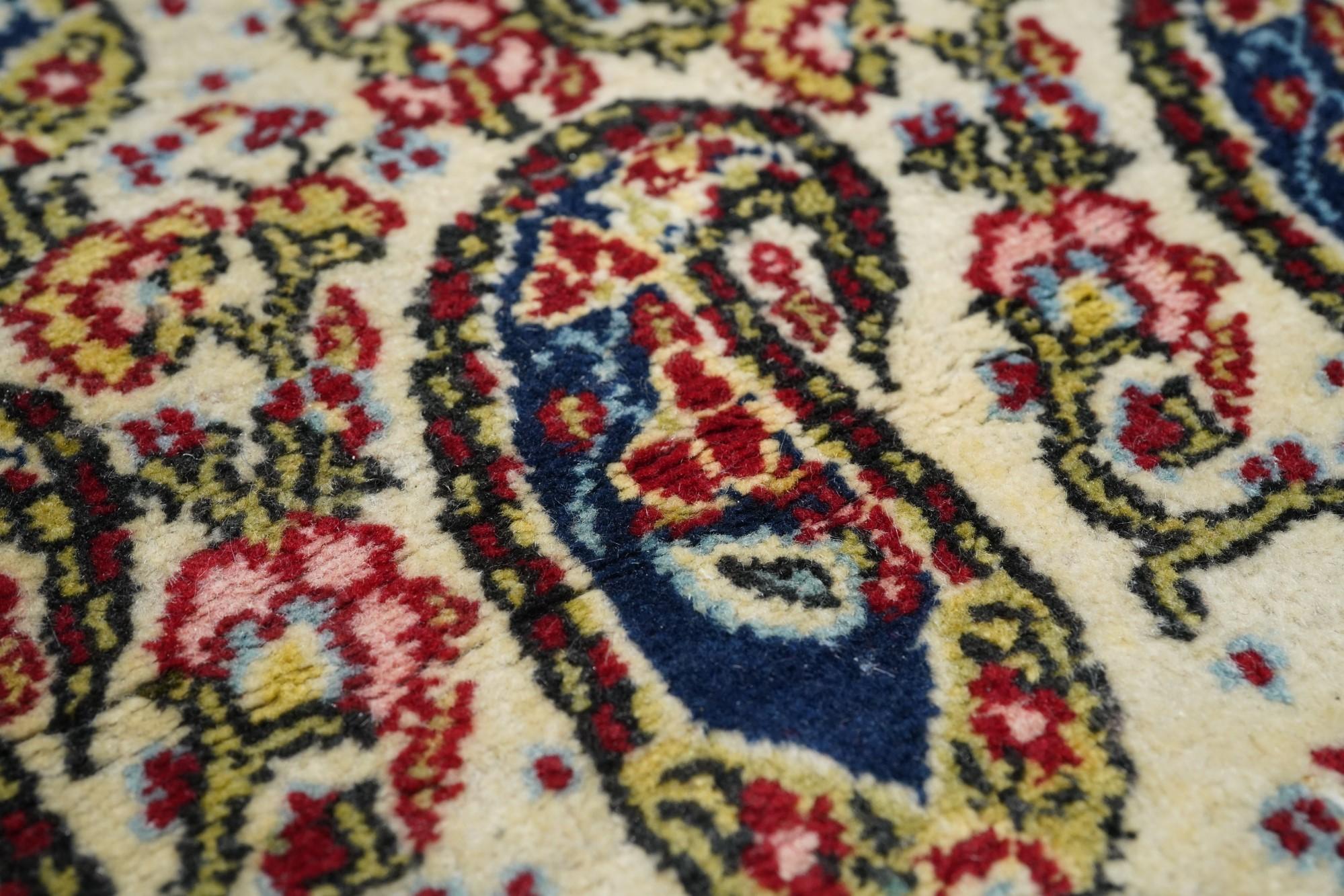 Vintage Persian Qum Rug For Sale 3