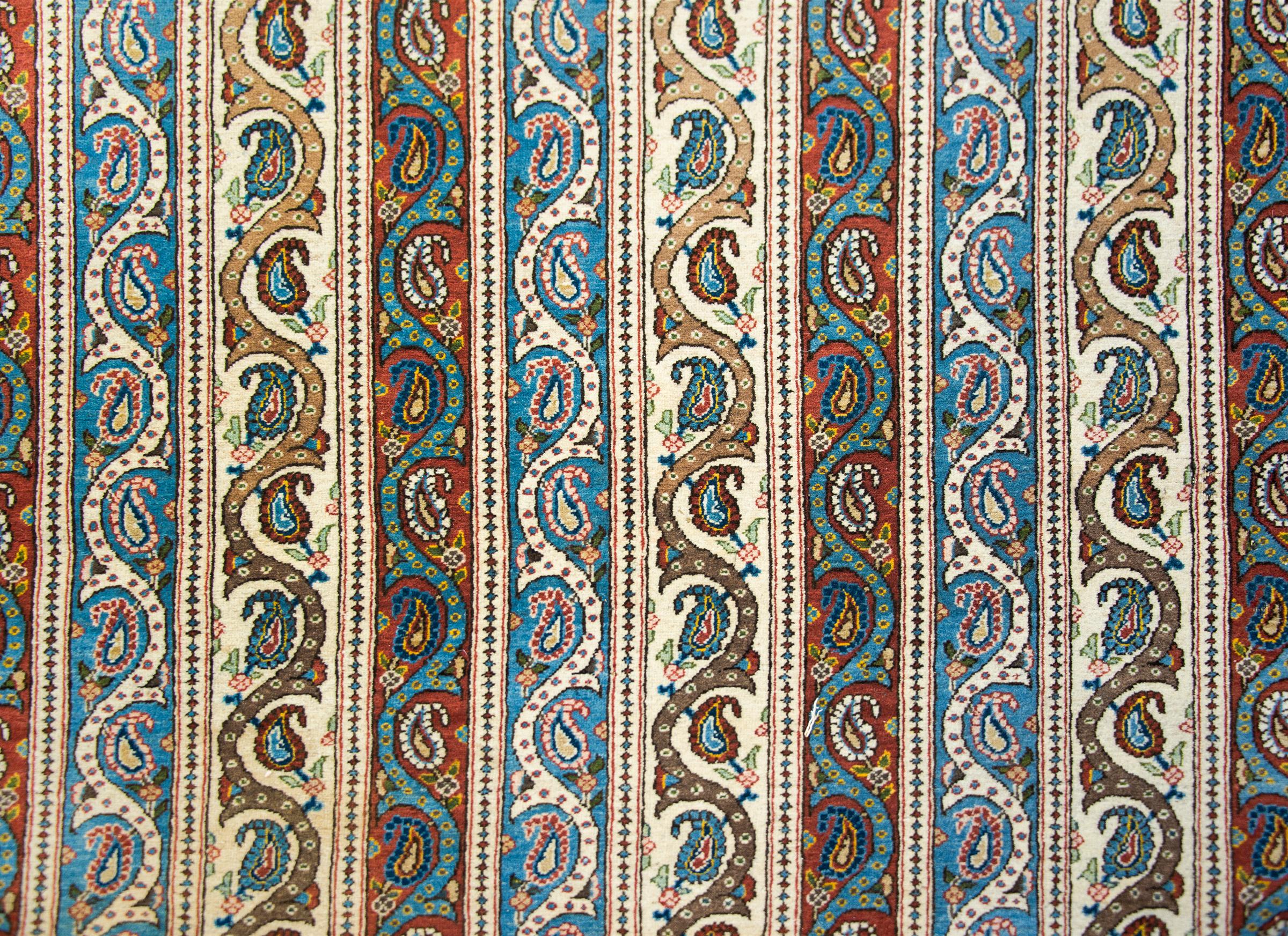 Vintage Persian Qum Rug For Sale 5