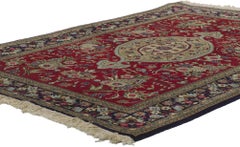 1950's Persian Qum Carpet with Traditional Style