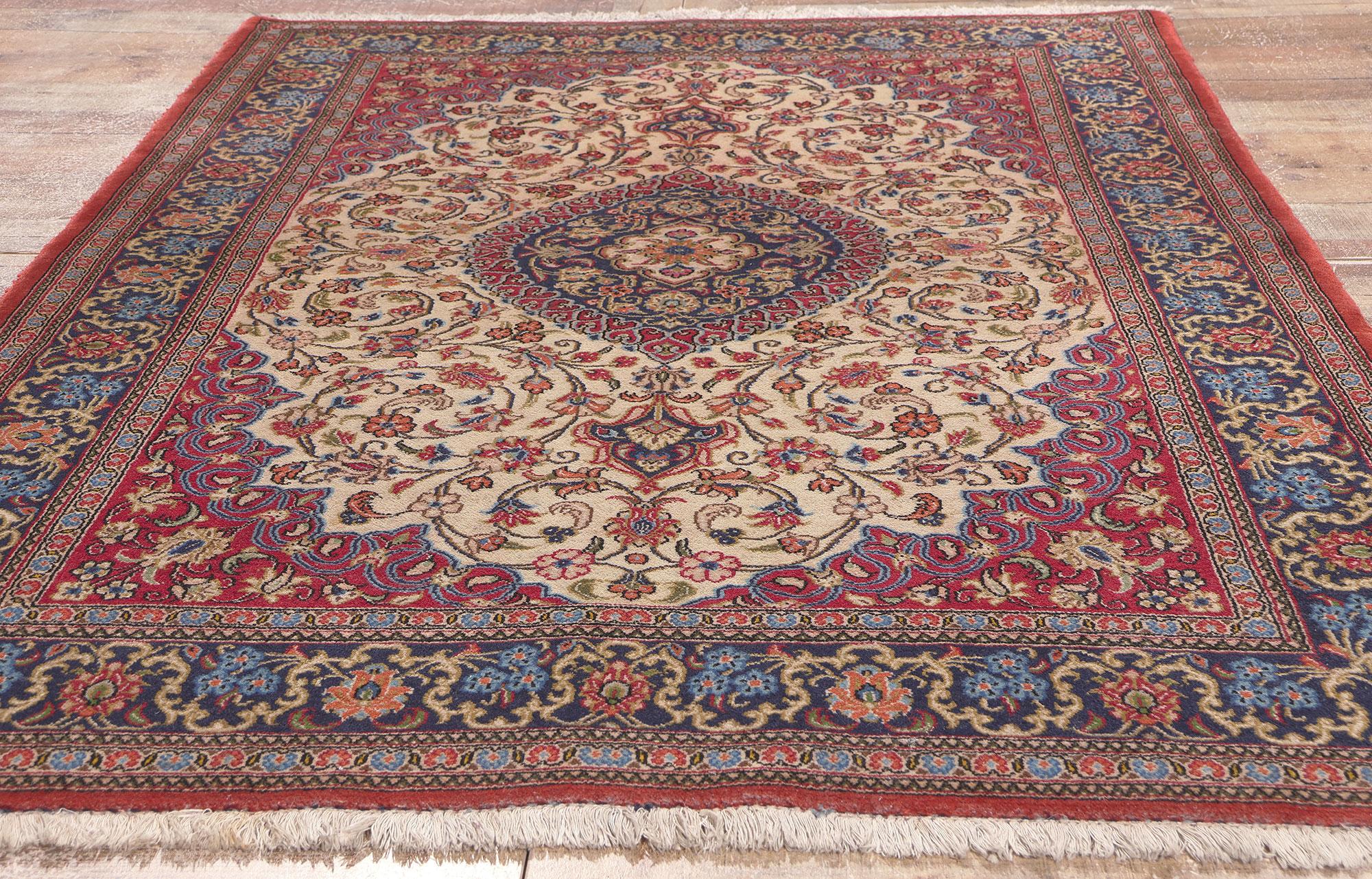 Alter persischer Qum-Teppich (Wolle) im Angebot